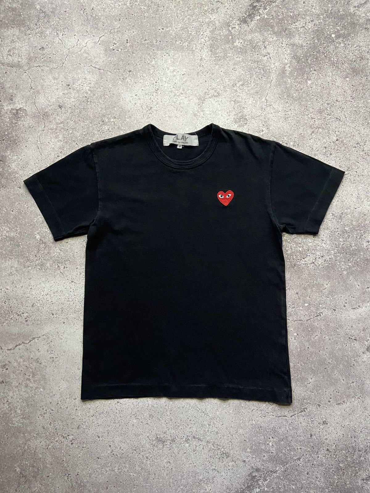Comme des Garcons PLAY Comme Des Garcons Play Black Tee Size US M / EU 48-50 / 2 - 1 Thumbnail