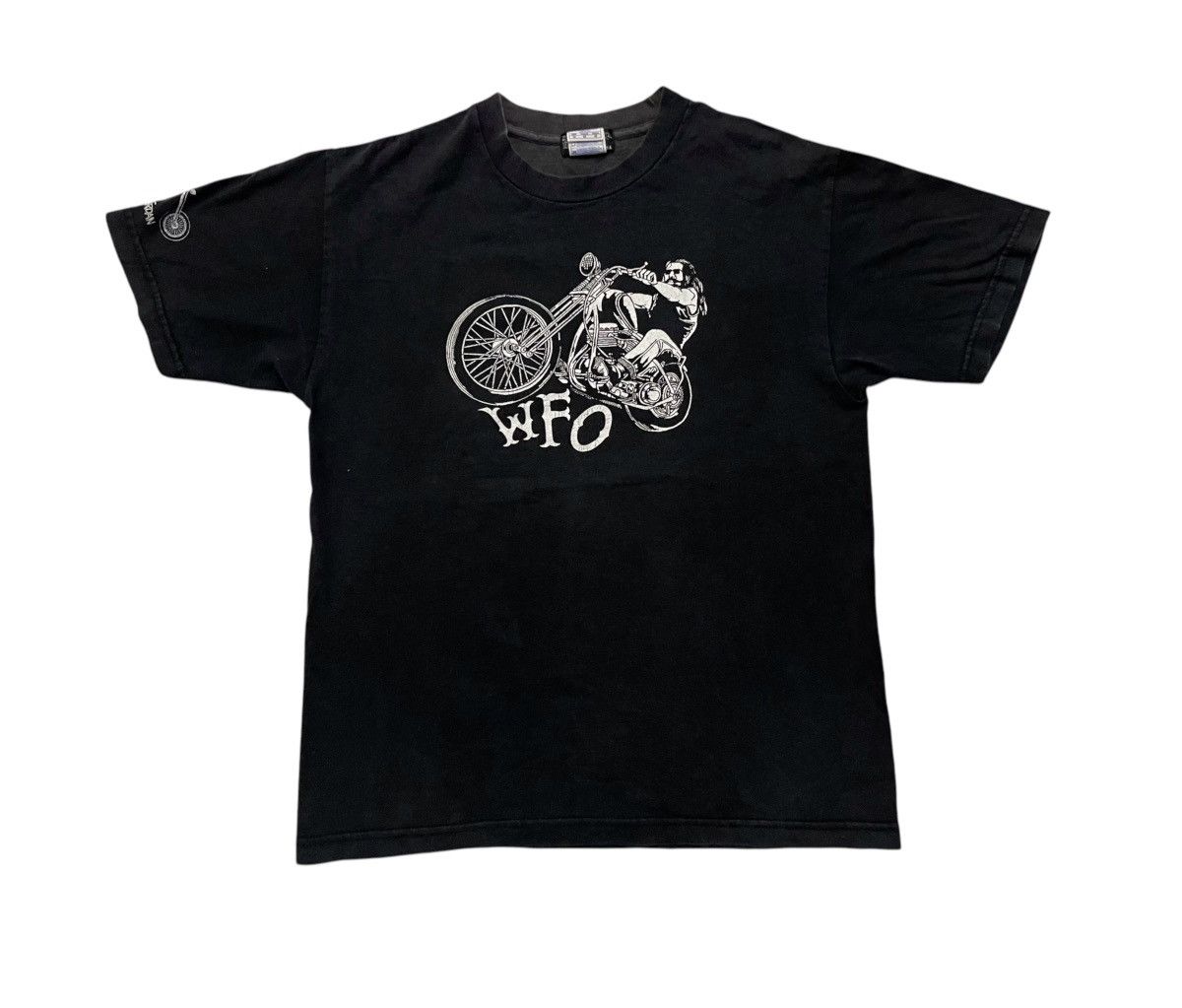 Vintage VINTAGE WFO CUTRATE JORDAN MOTO STYLE TSHIRT FADED Size US M / EU 48-50 / 2 - 2 Thumbnail