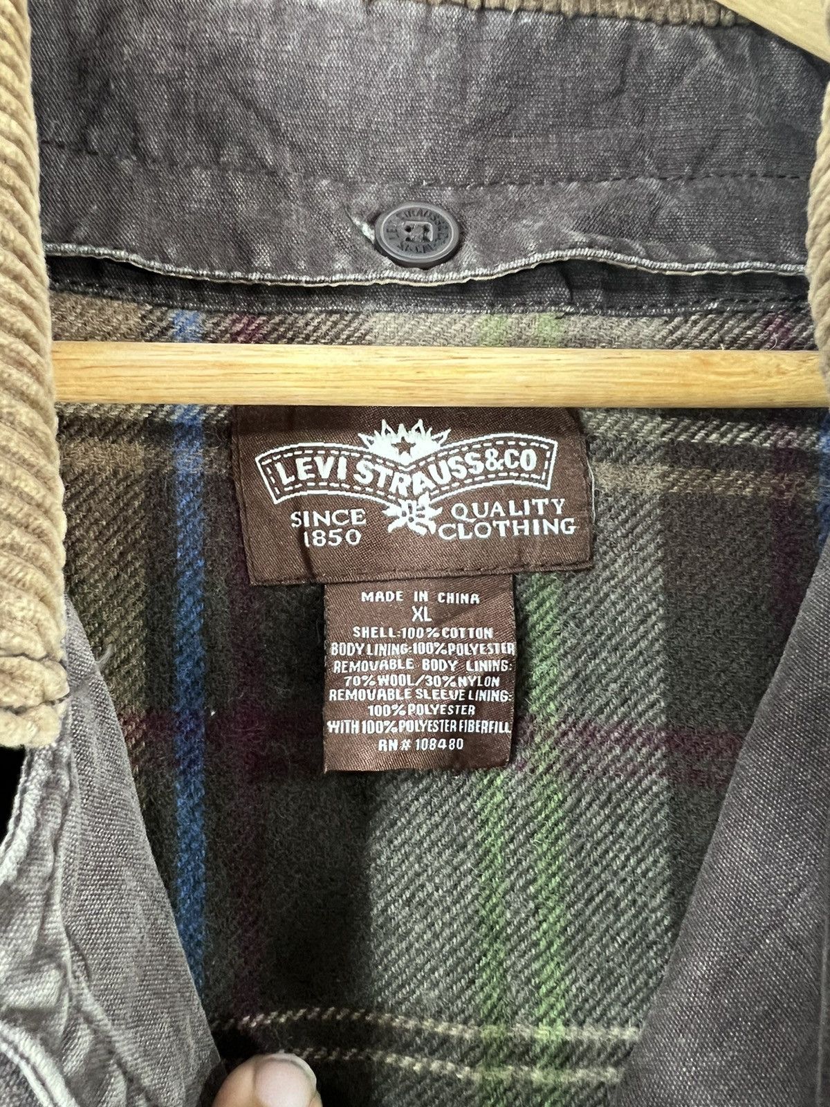 Levi's × Vintage Vintage Levis Blacket Full Button Jacket Size US XL / EU 56 / 4 - 6 Thumbnail
