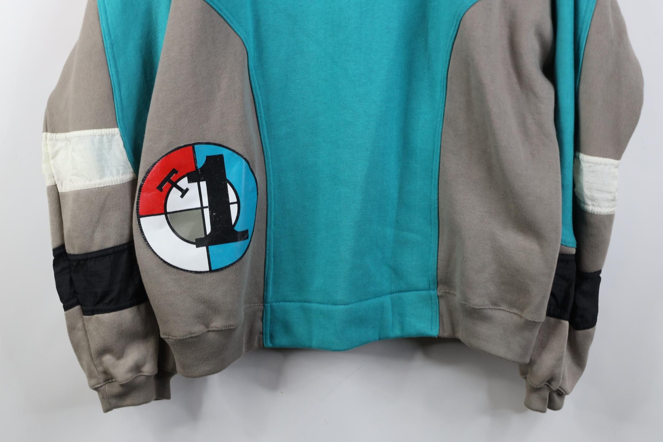Vintage Deadstock Vintage 90s Streetwear Block Bullseye Sweatshirt Size US S / EU 44-46 / 1 - 3 Thumbnail