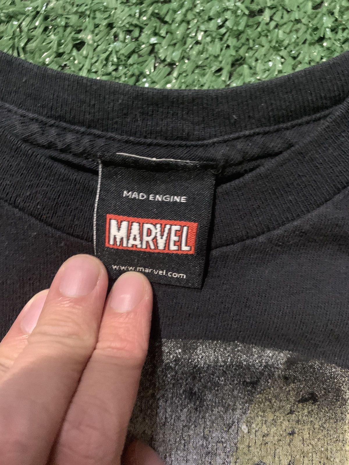 Marvel Comics × Vintage 90’s Marvel Punisher Mad Engine T Shirt Size US XL / EU 56 / 4 - 2 Thumbnail