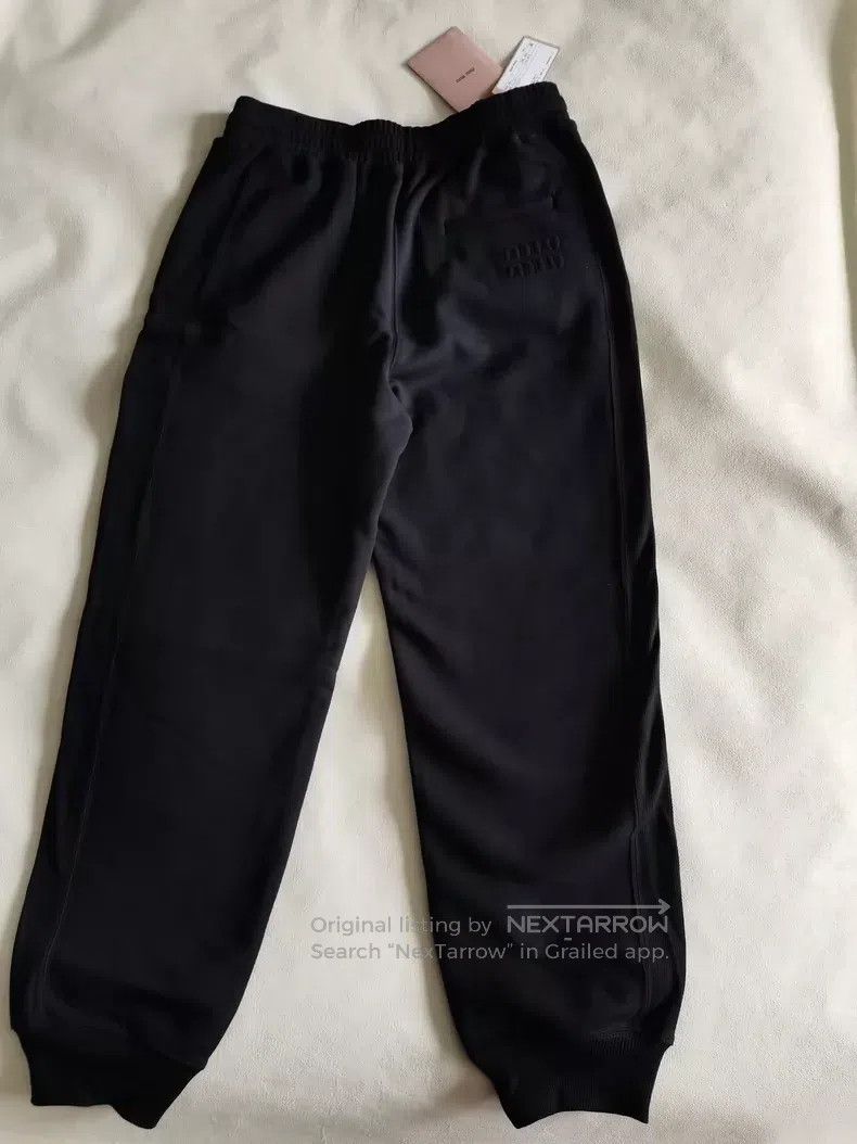Miu Miu Miu Miu 40 Black sweater pants Size 39" - 1 Thumbnail