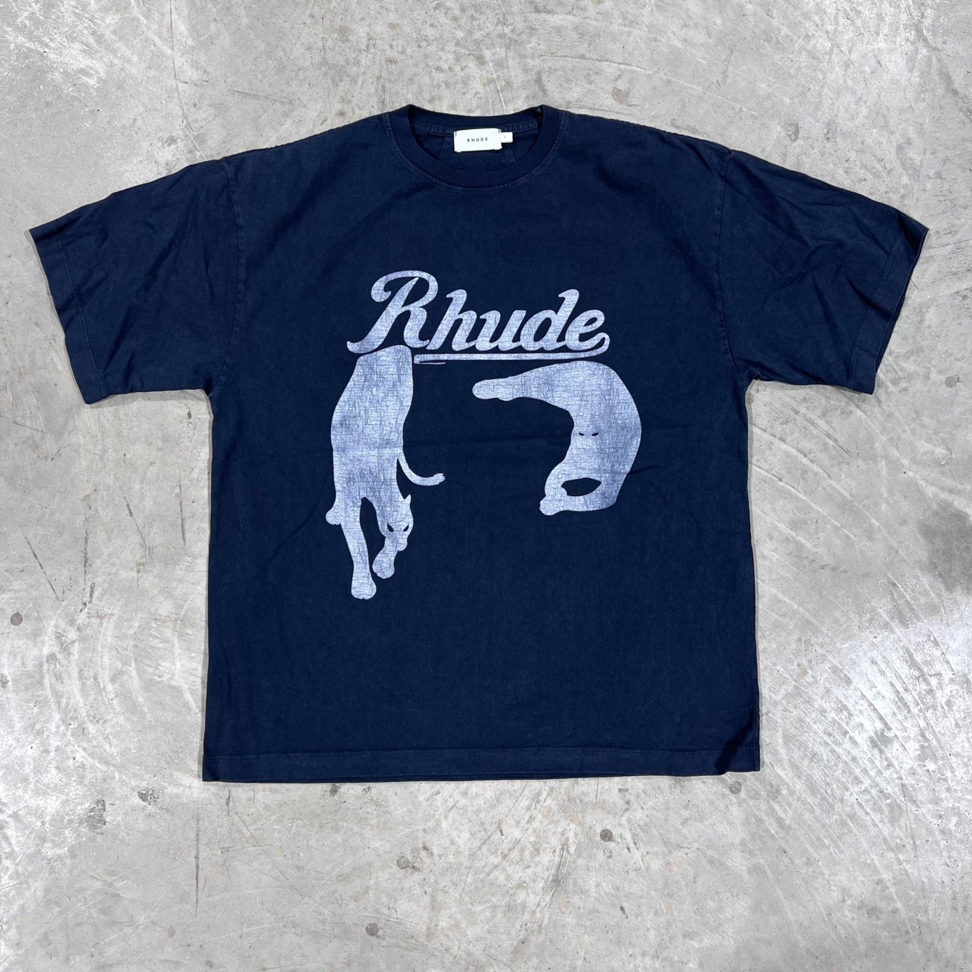 Rhude NEW RHUDE BLACK CAT TEE SZ SMALL Size US S / EU 44-46 / 1 - 2 Thumbnail