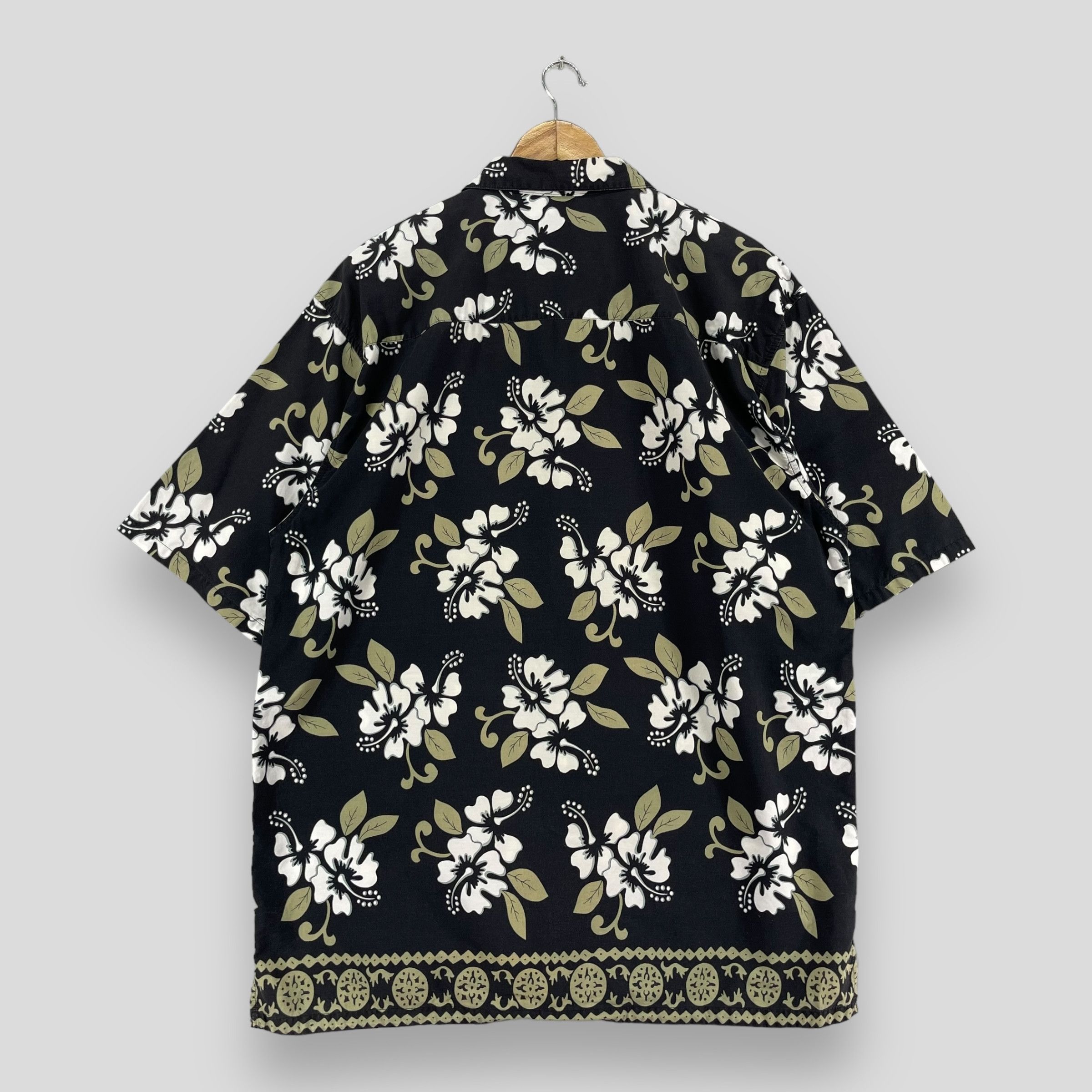Ocean Pacific × Vintage Vintage OCEAN PACIFIC Hawaii Floral Hibiscus Motive Shirt Size US XL / EU 56 / 4 - 7 Thumbnail