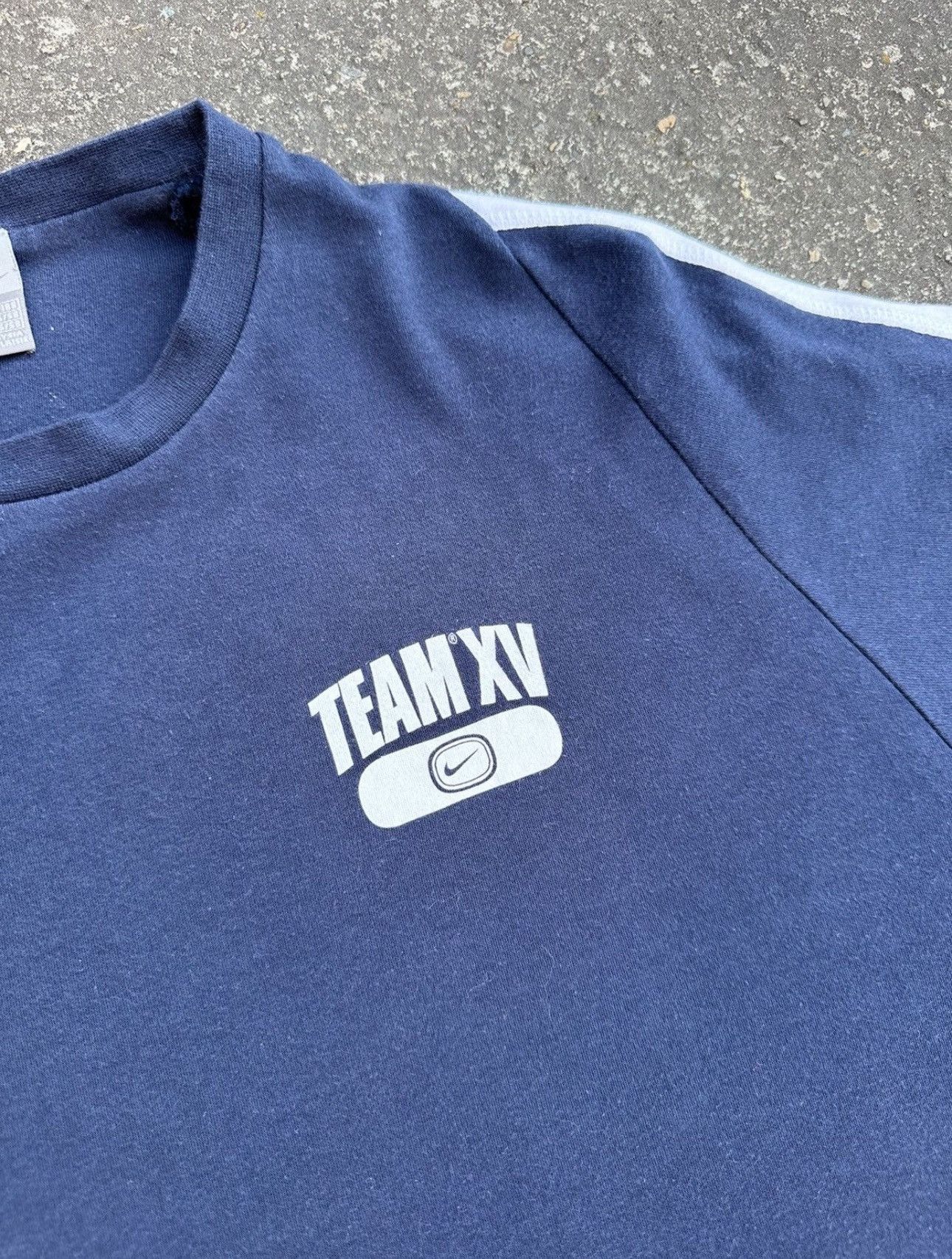 Nike Vintage Nike T-shirt Team XV Navy Fit Size US XL / EU 56 / 4 - 6 Thumbnail