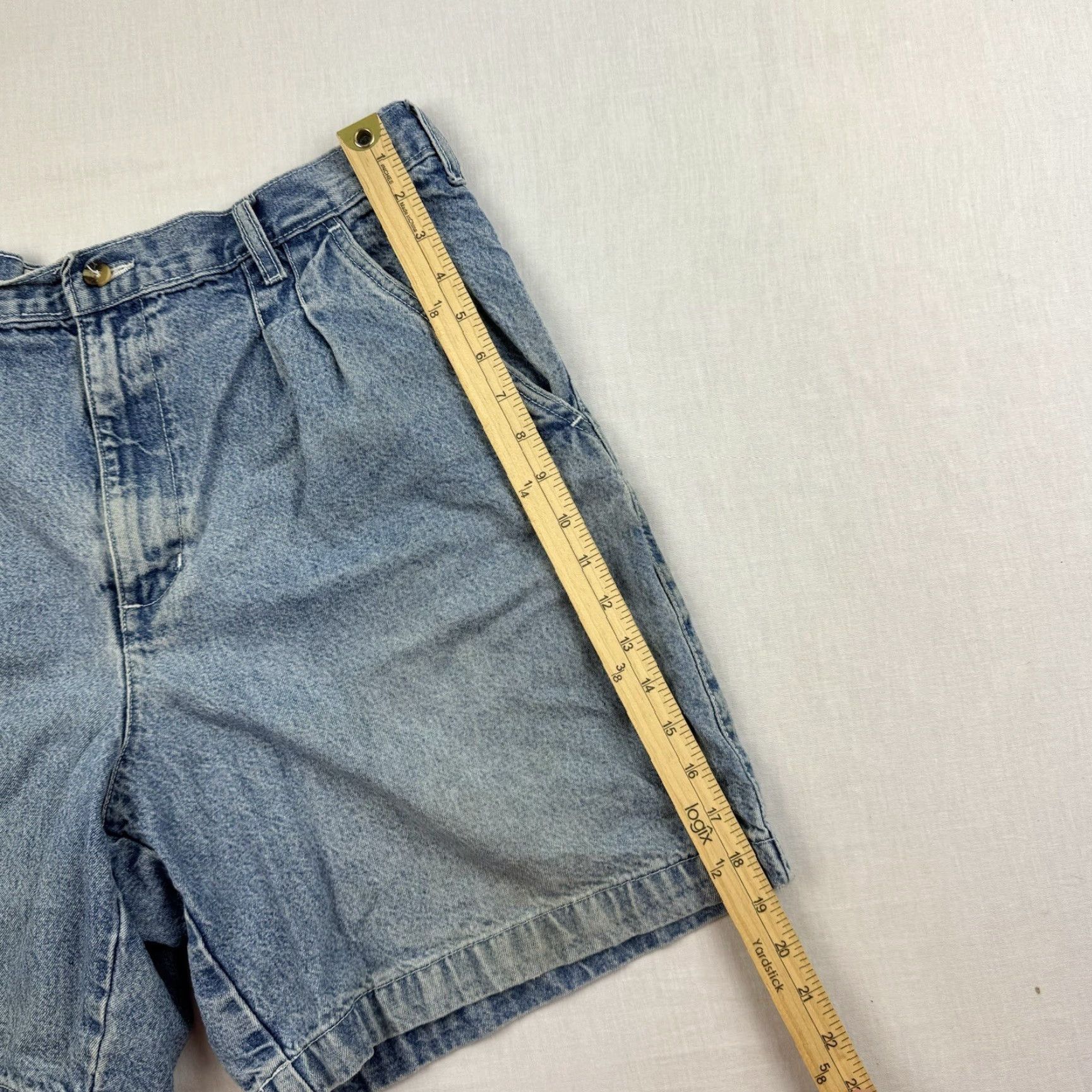 Faded Glory VINTAGE Faded Glory Jeans Shorts Men 36 Blue 90s Grunge Y2K Baggy Relaxed Casual Workwear Size US 36 / EU 52 - 6 Thumbnail