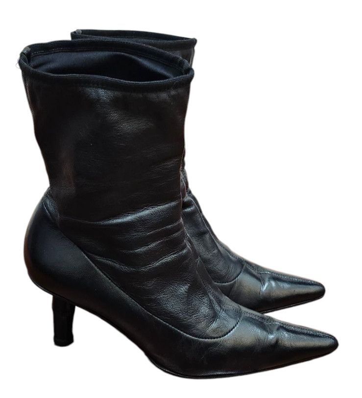 Gucci Gucci by Tom Ford S/S 2002 Bamboo Ankle Boots stretch Size US 4 / IT 34 - 5 Thumbnail