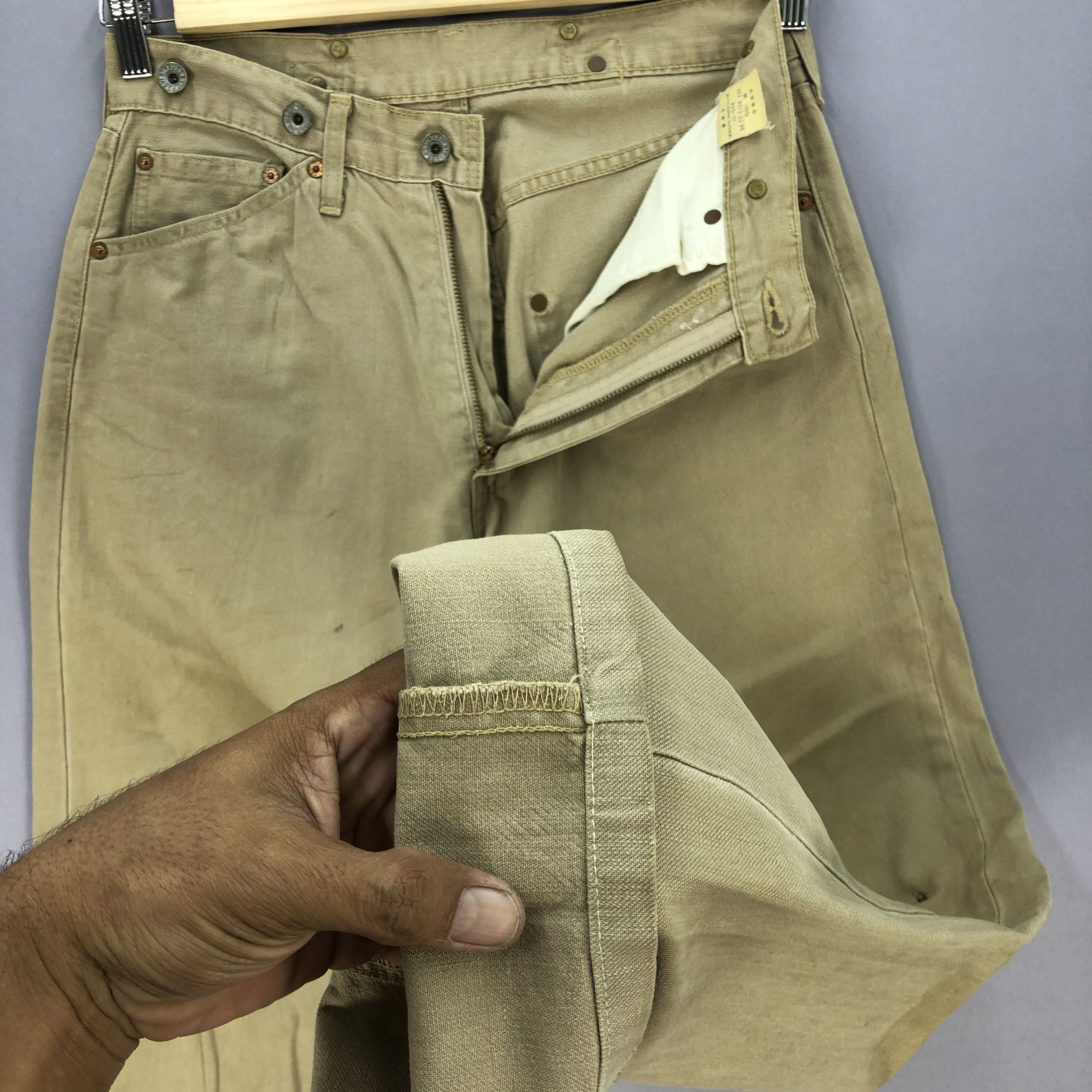 Levi's Vintage 90s Levi's Buckle Back Jeans Levi's 820 Brown Denim Size 28" / US 6 / IT 42 - 9 Thumbnail