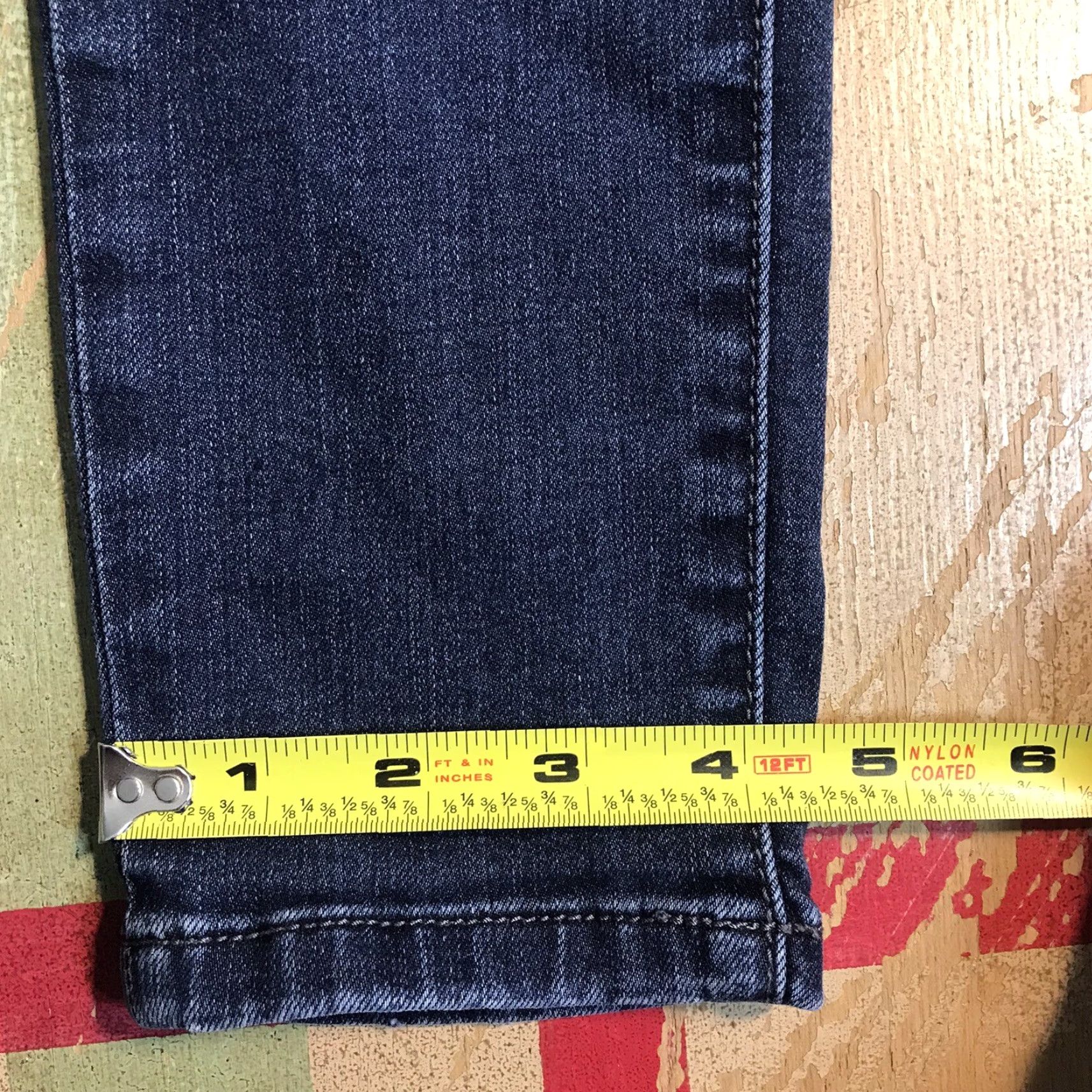 Vintage Joe's Jeans Womens Jeans 24 x 25 Inseam Skinny Ankle Crop Denim Stretch 5-Pocket Blue Fall Spring Summer Winter Womens Size 42" / US 20 - 6 Thumbnail