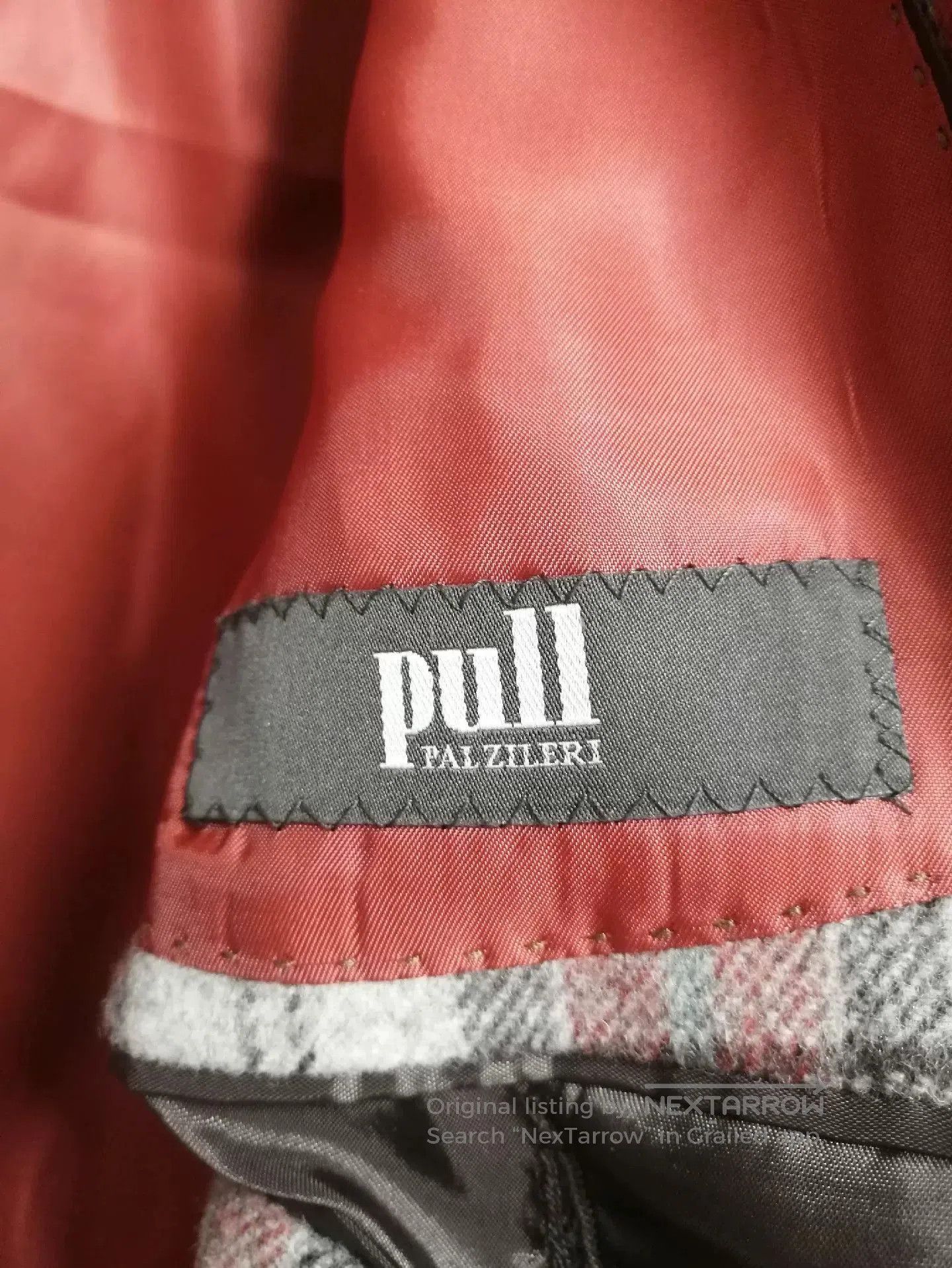 Pal Zileri Pal Zileri Men's Plaid Wool Blazer. Size US M / EU 48-50 / 2 - 8 Thumbnail