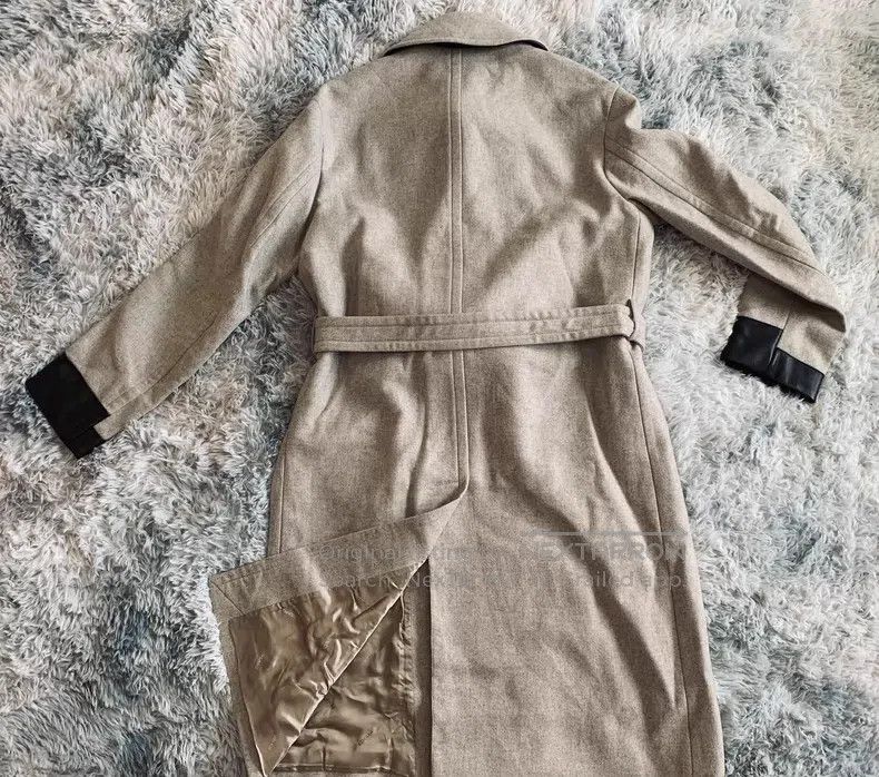 Hermes Hermes Show model pure cashmere wool blend leather trench Size US S / EU 44-46 / 1 - 4 Thumbnail