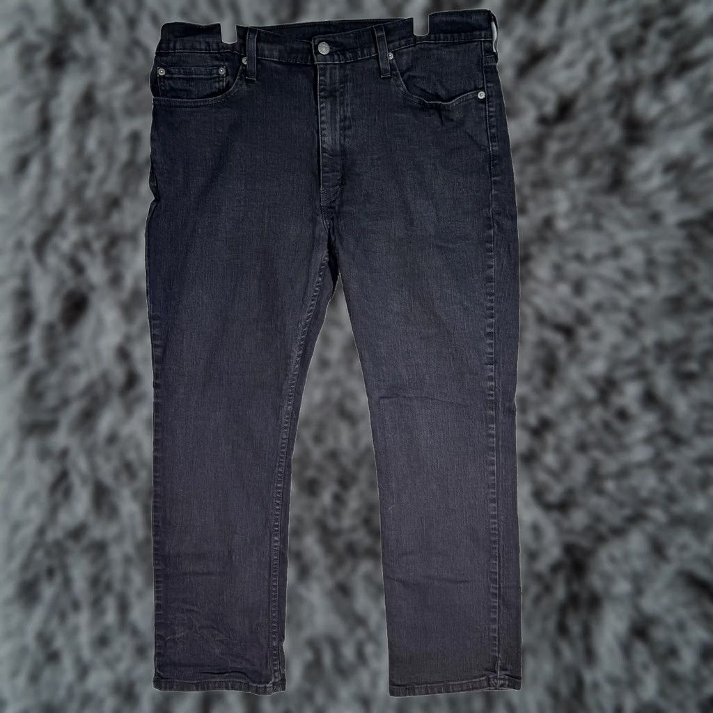 Levi's VINTAGE Levis 514 Jeans Mens 38x30 Black Straight Fit Stretch Denim Classic Zip Fly Size US 38 / EU 54 - 1 Thumbnail