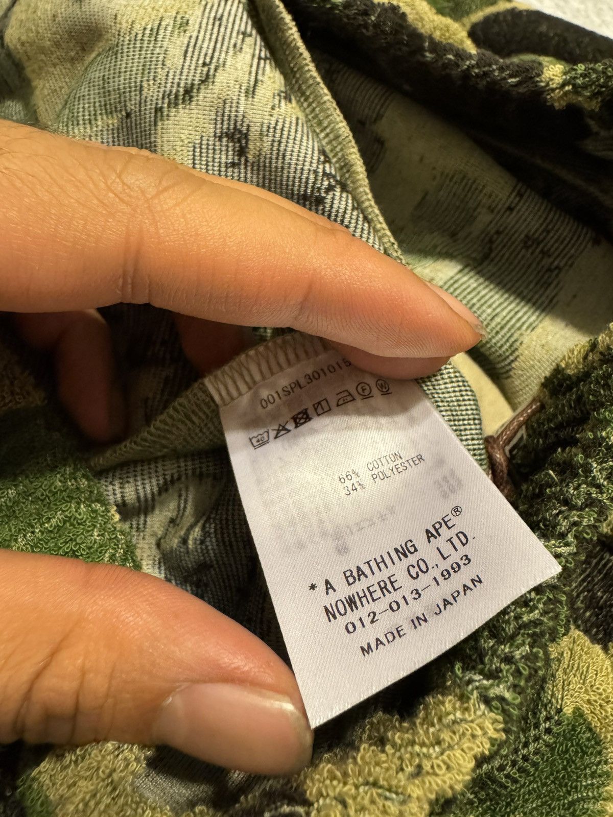 Bape Bape Pile One Camo Shorts Size US 36 / EU 52 - 6 Thumbnail