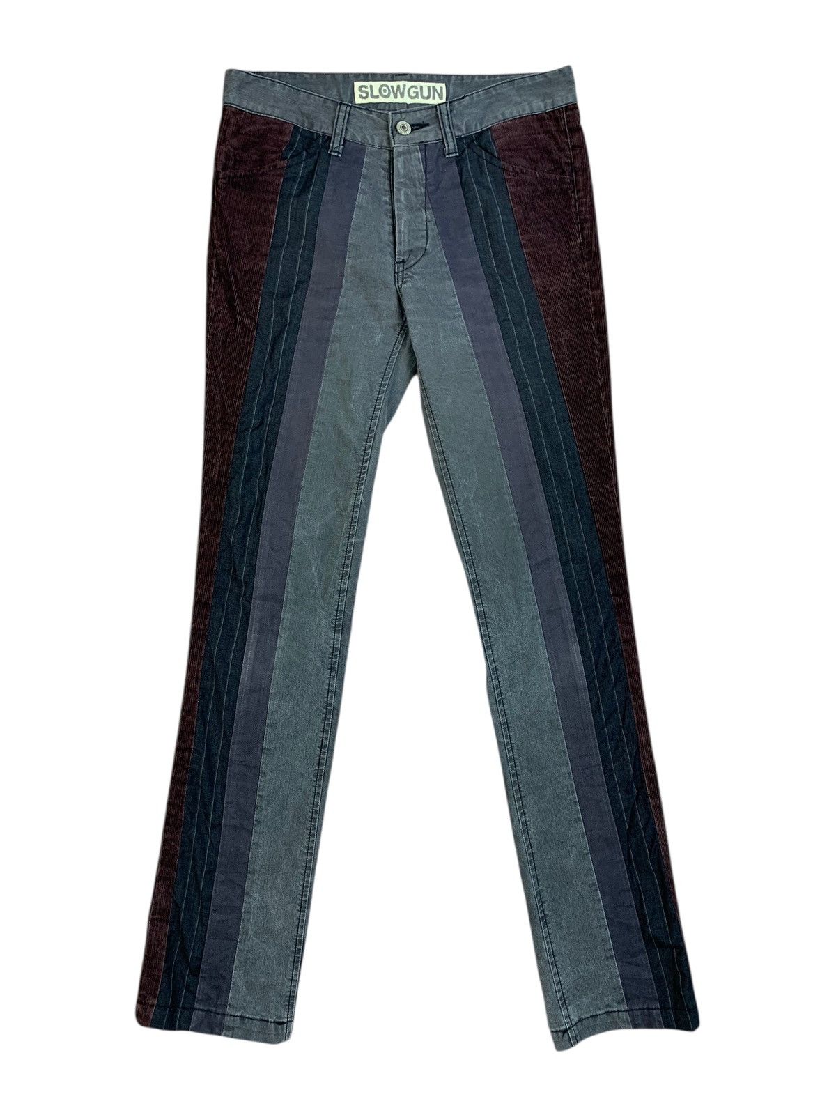 Japanese Brand Y2K 2000’s Slowgun 3 Panel Slim Denim Size US 29 - 1 Thumbnail