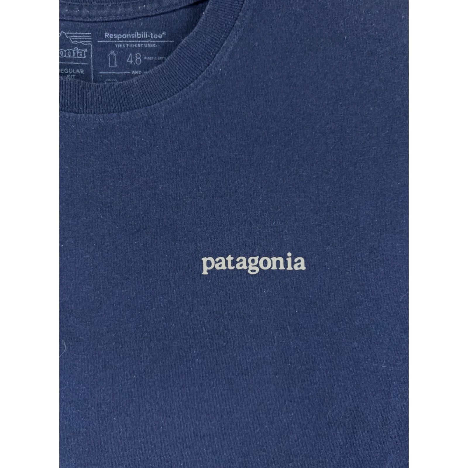 Patagonia Patagonia Shirt Men Small Blue Long Sleeve Crew Neck Polyester Jersey Logo All Seasons T-Shirt Mens Size US S / EU 44-46 / 1 - 6 Thumbnail