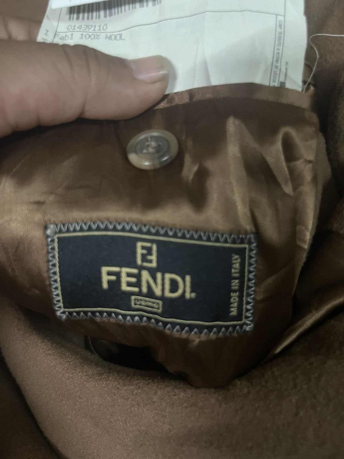 Fendi Fendi Wool Long Coat Size US M / EU 48-50 / 2 - 3 Thumbnail