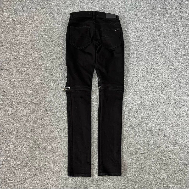 Amiri Amiri Cashew flower destruction zipper jeans 2501-Nextarrow Size US 31 - 4 Thumbnail