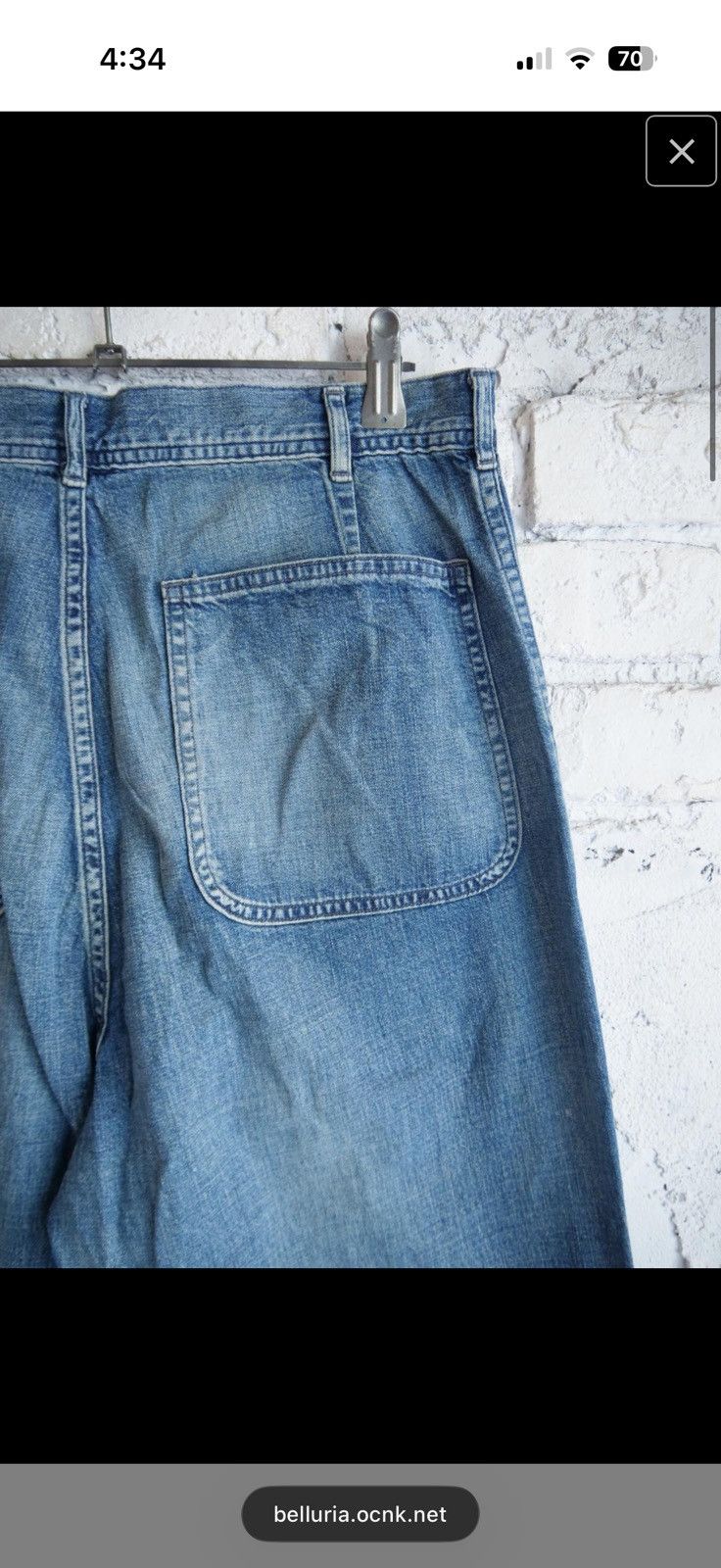 MAATEE & SONS MAATEE&SONS US NAVY DENIM PANTS MT4303-0217A） Size US 32 / EU 48 - 4 Thumbnail