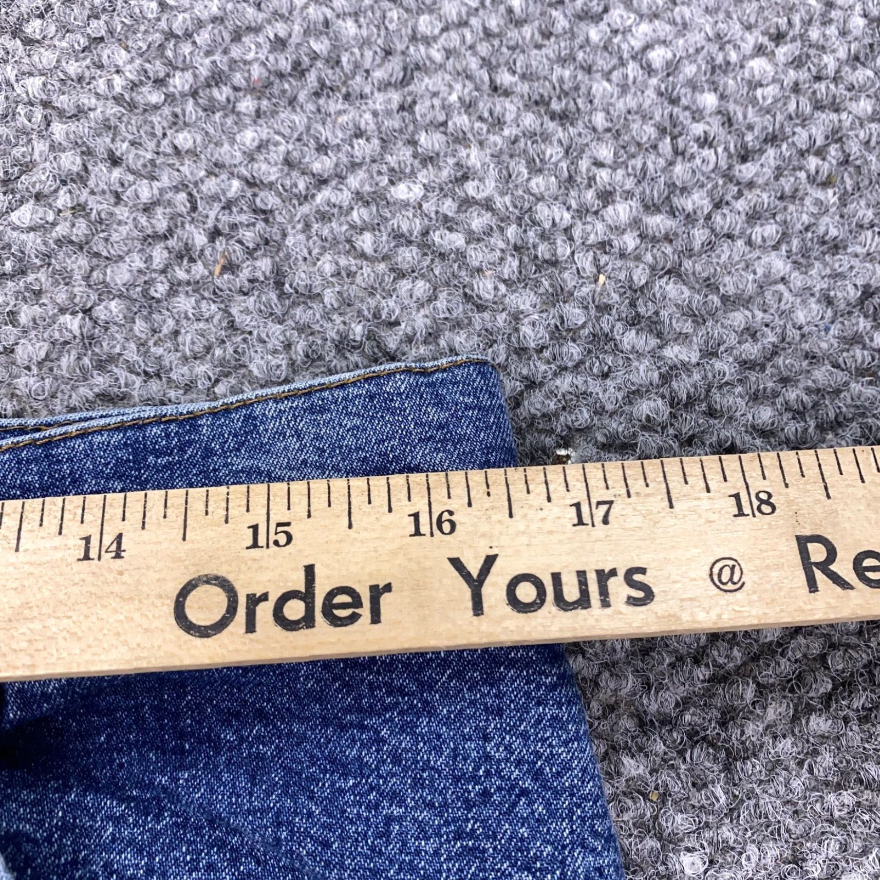 CO Lauren Jeans Co Ralph Lauren Jeans Womens 14 High Rise Tapered Stretch Denim Size 36" / US 14 / IT 50 - 7 Thumbnail