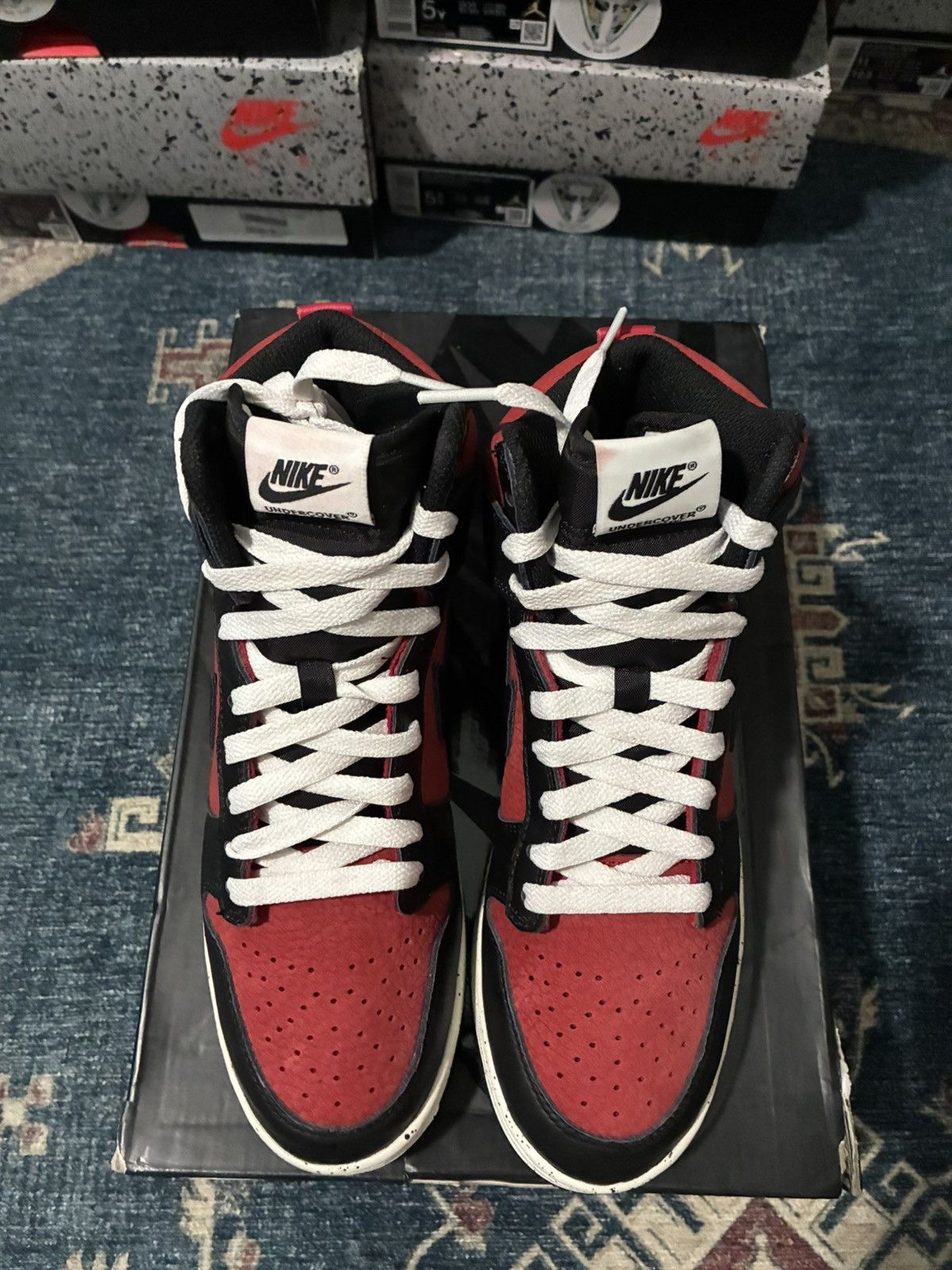 Nike × Undercover Nike Dunk High 1985 Undercover SKU DD9401-600 Size US 6 / EU 39 - 6 Thumbnail