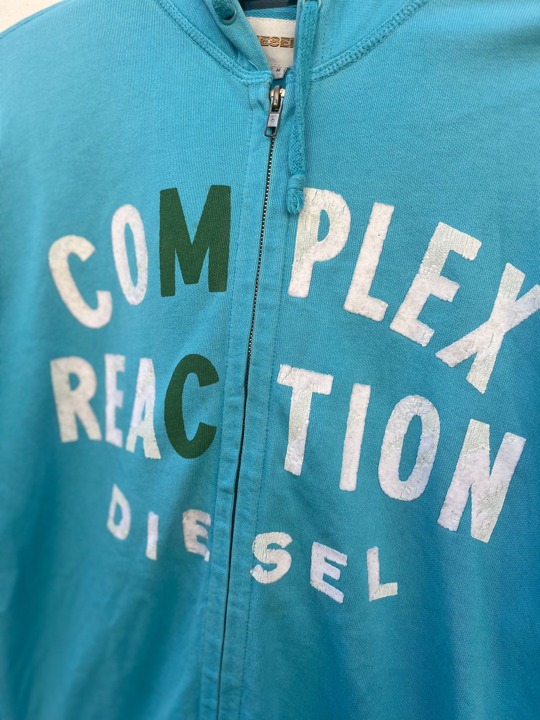 Diesel Diesel y2k 2000s Zipper Hooded Sweatshirt Sweater Size US M / EU 48-50 / 2 - 2 Thumbnail