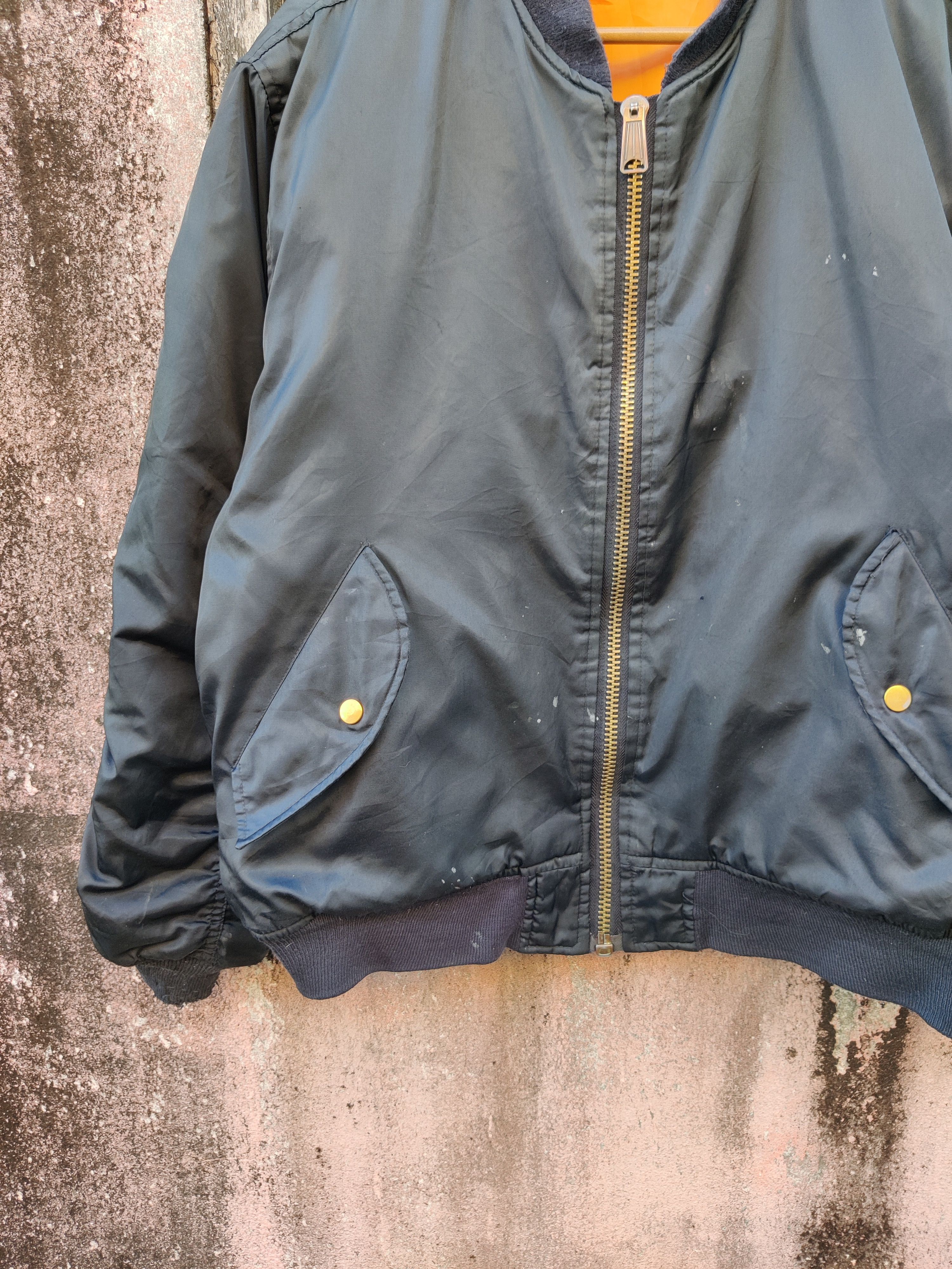 Japanese Brand Vintage Distressed Un-Branded Japanese Flight Bomber Jacket Size US L / EU 52-54 / 3 - 4 Thumbnail