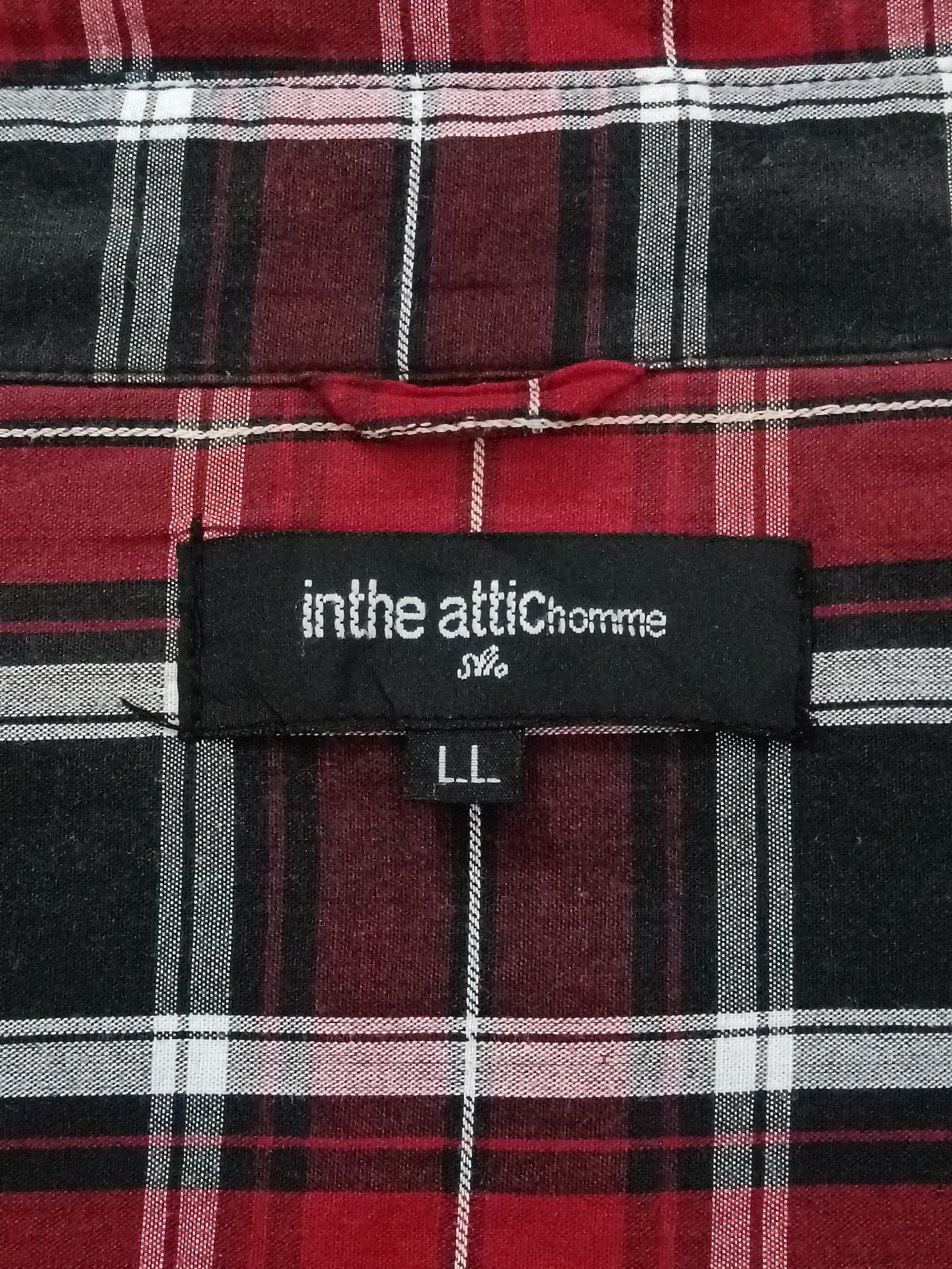 In The Attic × Japanese Brand IN THE ATTIC HOMME PUNK GOTHIC TARTAN BUTTON UP SHIRT Size US L / EU 52-54 / 3 - 3 Thumbnail