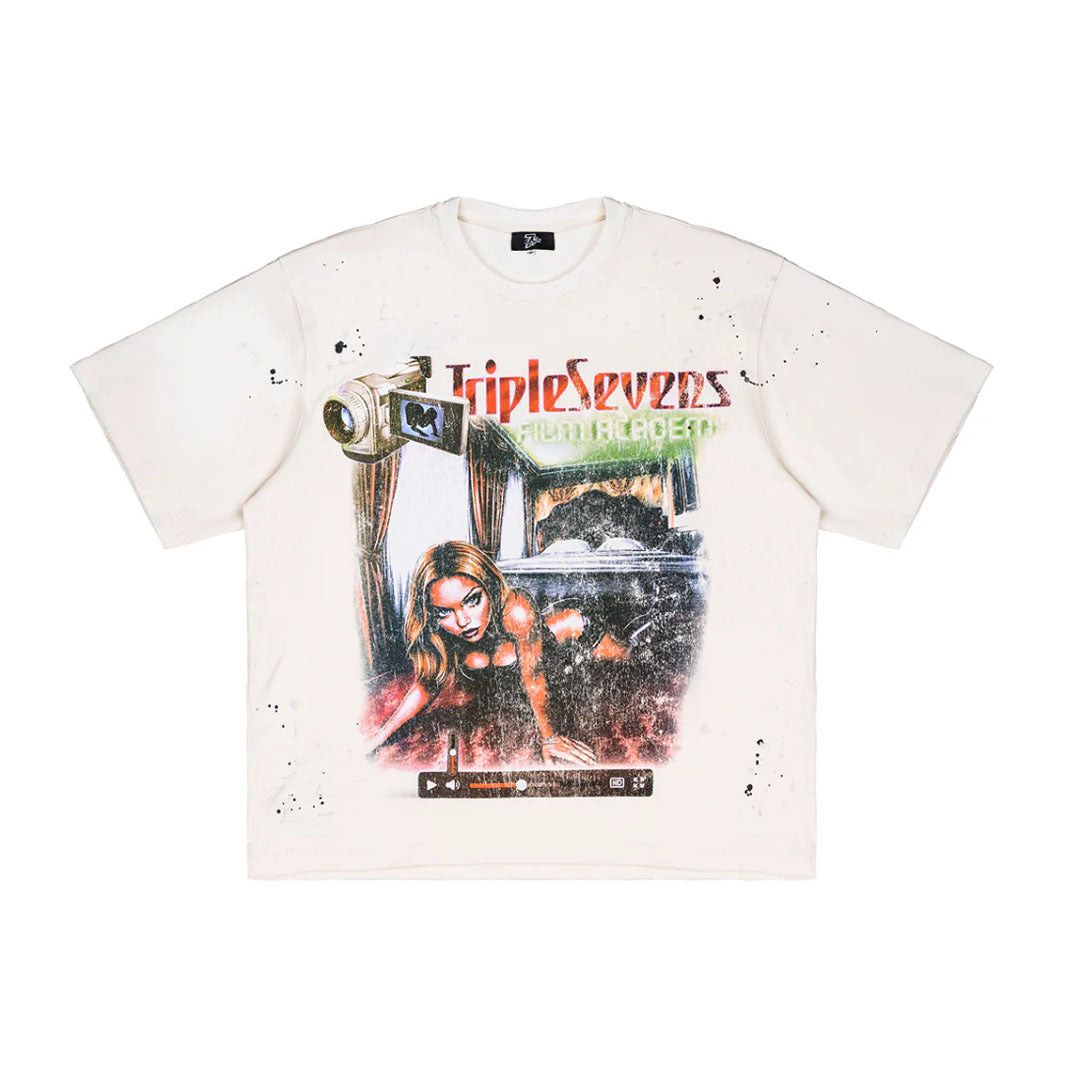 TRIPLE SEVENS Film Star White Tee Size US XXL / EU 58 / 5 - 1 Thumbnail