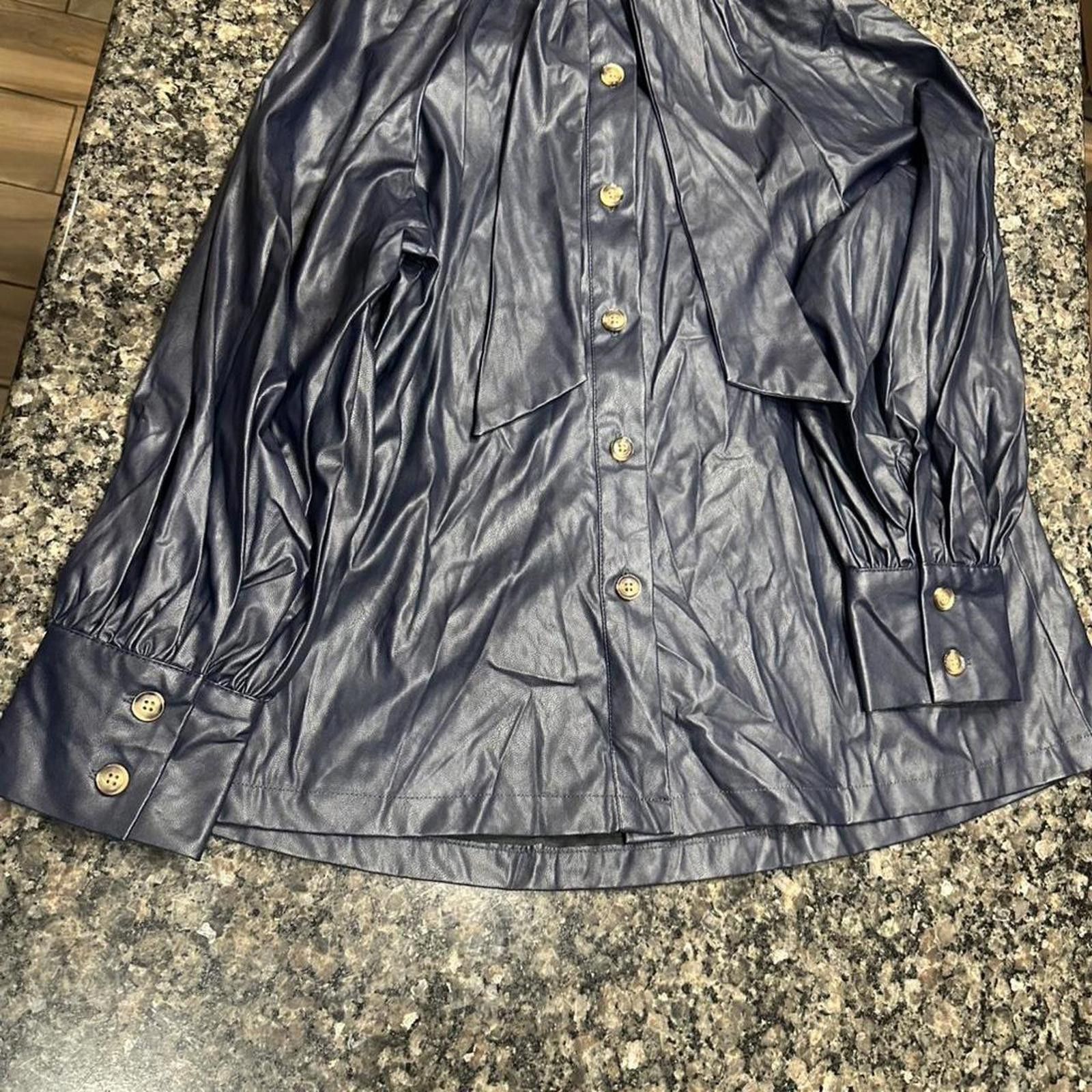 Other Rachel Comey Women's Blue and Navy Blous Size S / US 4 / IT 40 - 2 Thumbnail
