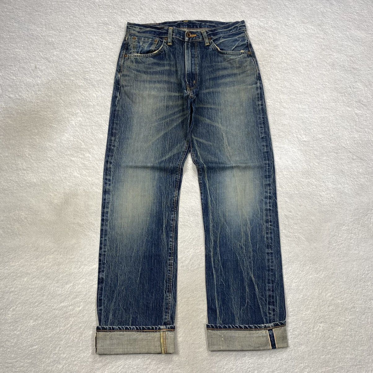 EDWIN５０５X Edwin Vintage Edwin 505zx Japan Red Line Selvedge Denim Jeans