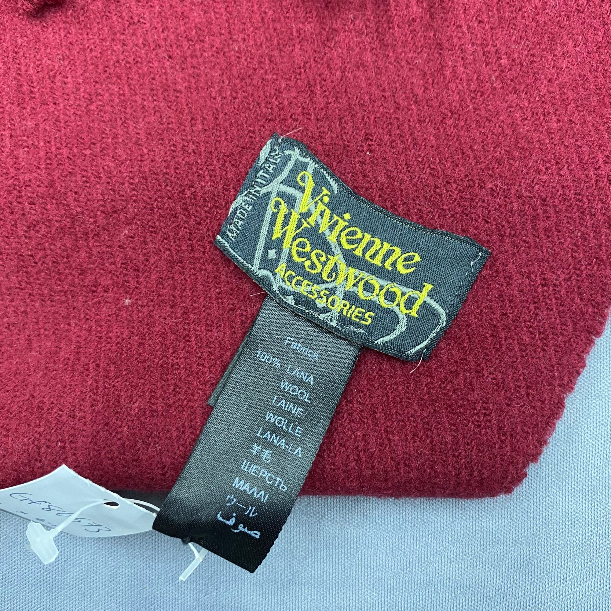 Vivienne Westwood Vintage Vivienne Westwood Scarf Muffler Orbs Wool Scarves Size ONE SIZE - 5 Thumbnail