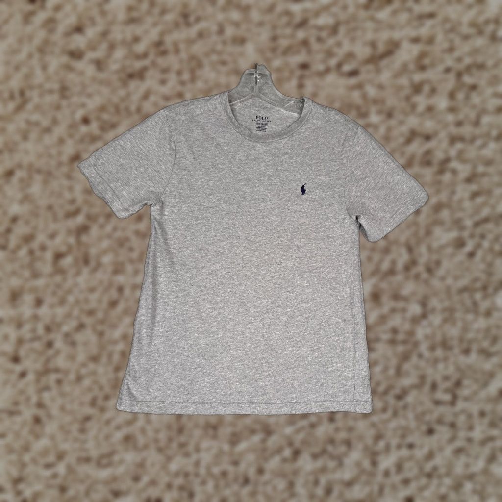 Polo Ralph Lauren Polo Ralph Lauren Shirt Men Medium Gray Crew Neck 100% Cotton Short Sleeve Pony Size US M / EU 48-50 / 2 - 1 Thumbnail