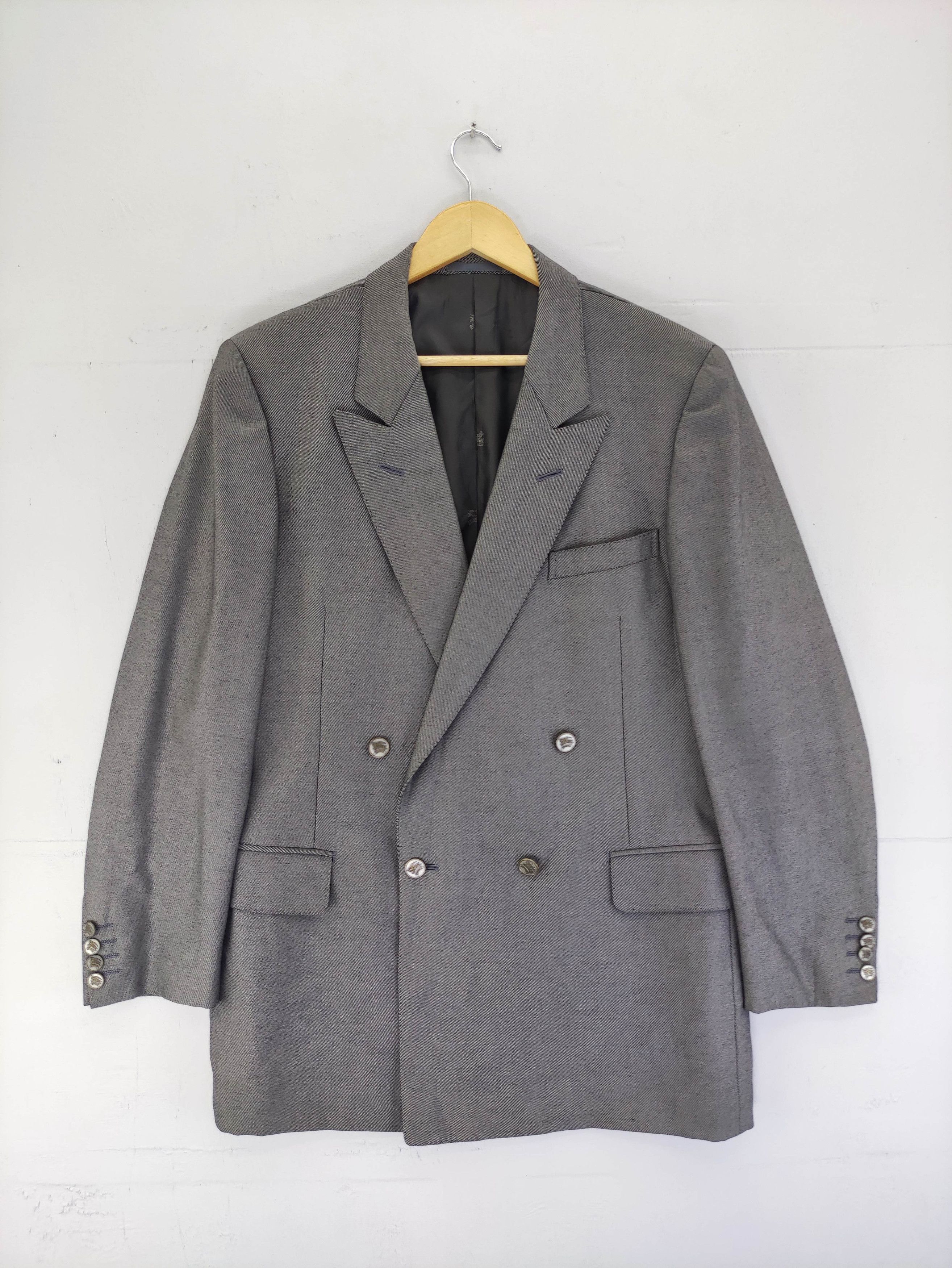 Burberry Vintage Burberrys Coat Blazer Suit Jacket Size US M / EU 48-50 / 2 - 1 Thumbnail