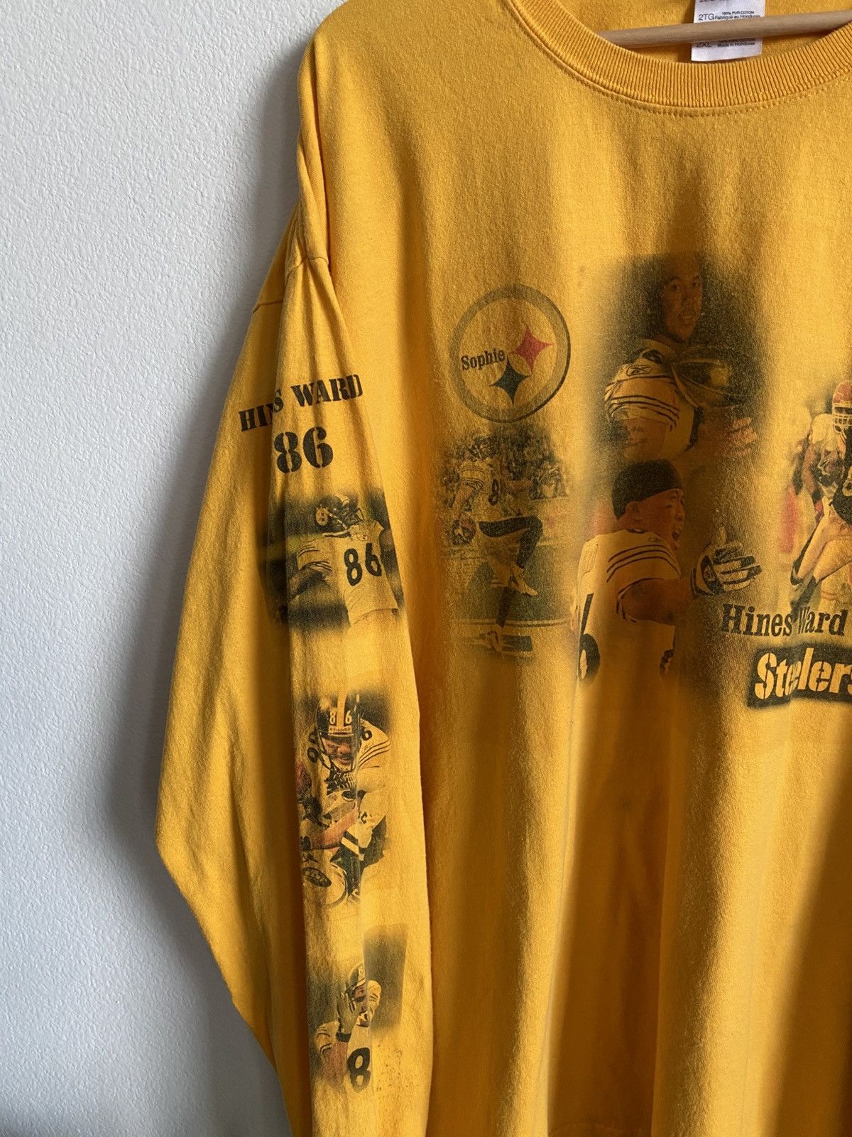 NFL Hines Ward Steelers NFL Player Tee Size US XXL / EU 58 / 5 - 4 Thumbnail