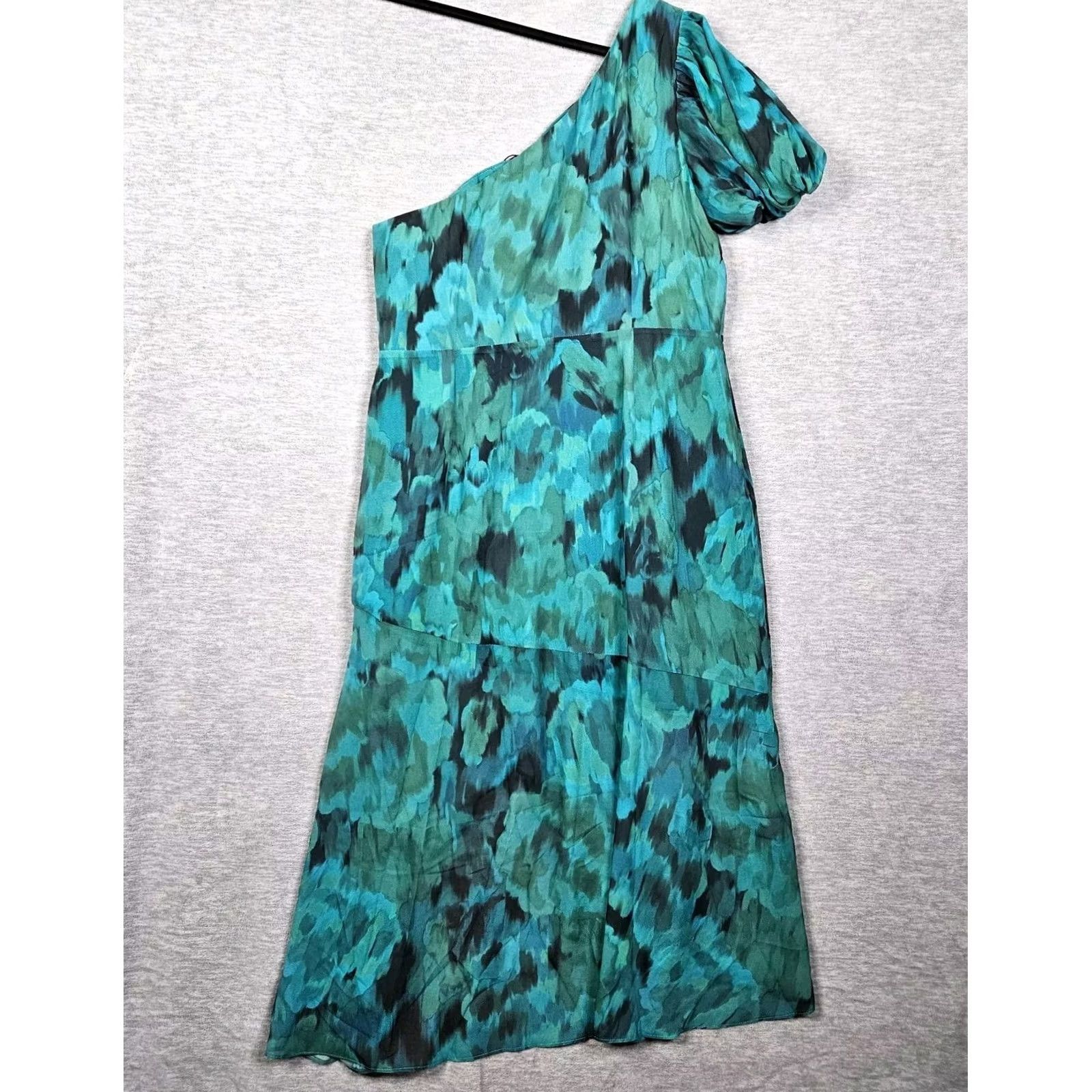 Vintage Showpo Women's One Shoulder Ruffle Tulip Hem Clabelle Midaxi Dress Size 12 NEW Size XL / US 12-14 / IT 48-50 - 2 Thumbnail