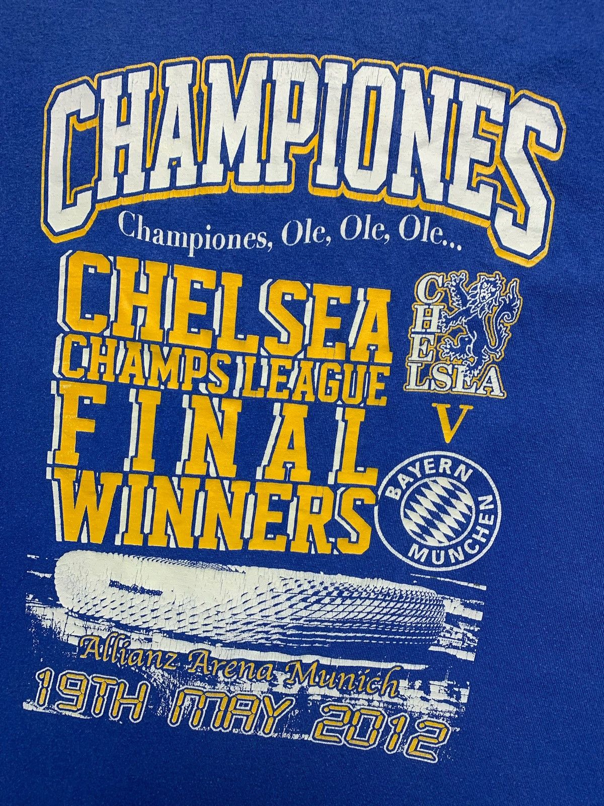 Chelsea Soccer × Vintage Vintage Chelsea 2012 winners Champions League rare size XXL Size US XXL / EU 58 / 5 - 3 Thumbnail