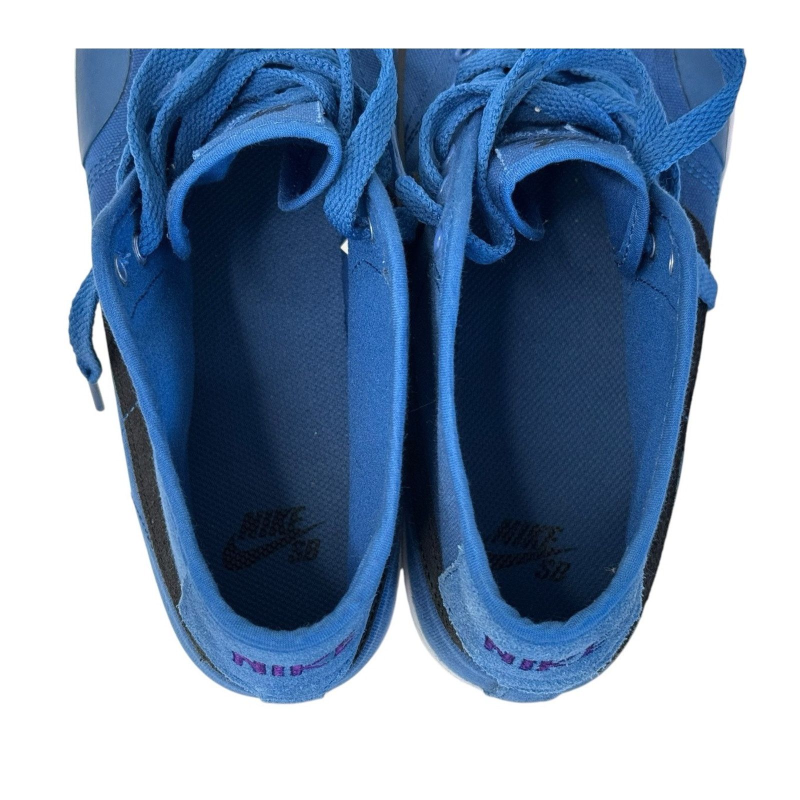 Nike NIKE SB Blazer Court Mid Top Premium Skate Shoes 10.5 Blue Size US 10.5 / EU 43-44 - 8 Thumbnail