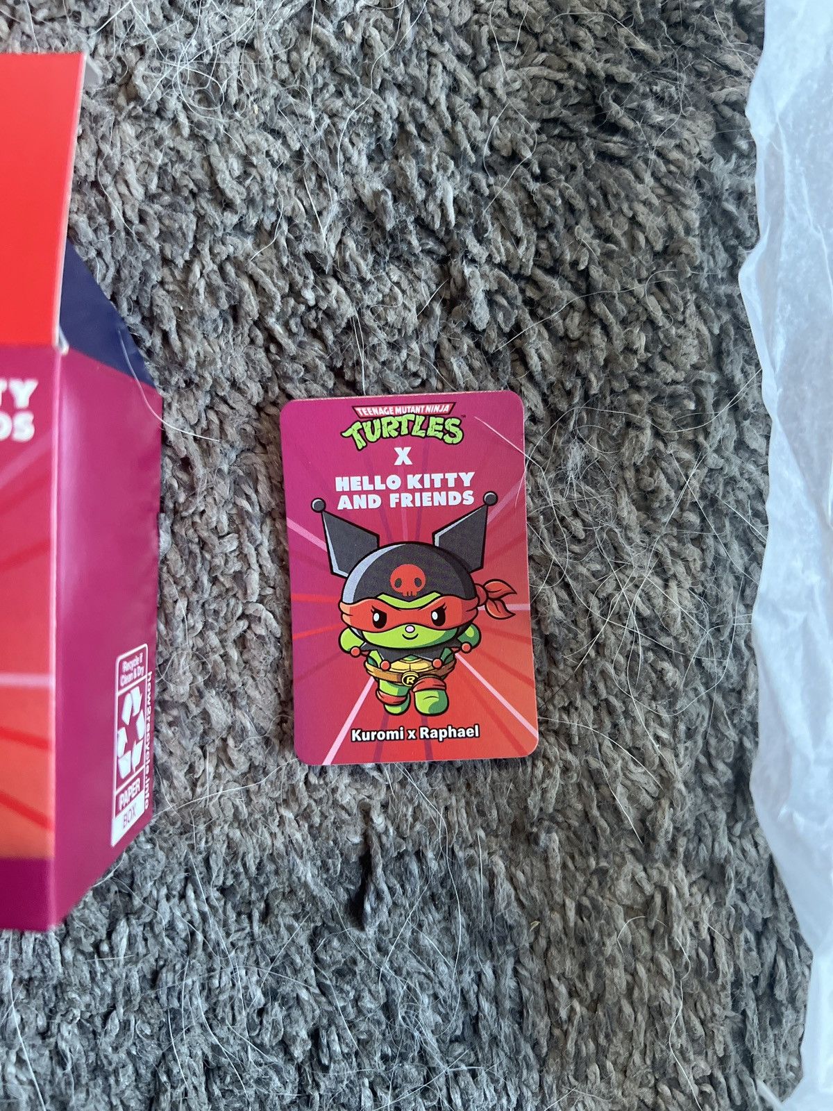 Nickelodeon TMNT X Hello Kitty And Friends Kuromi X Raphael Size ONE SIZE - 4 Thumbnail