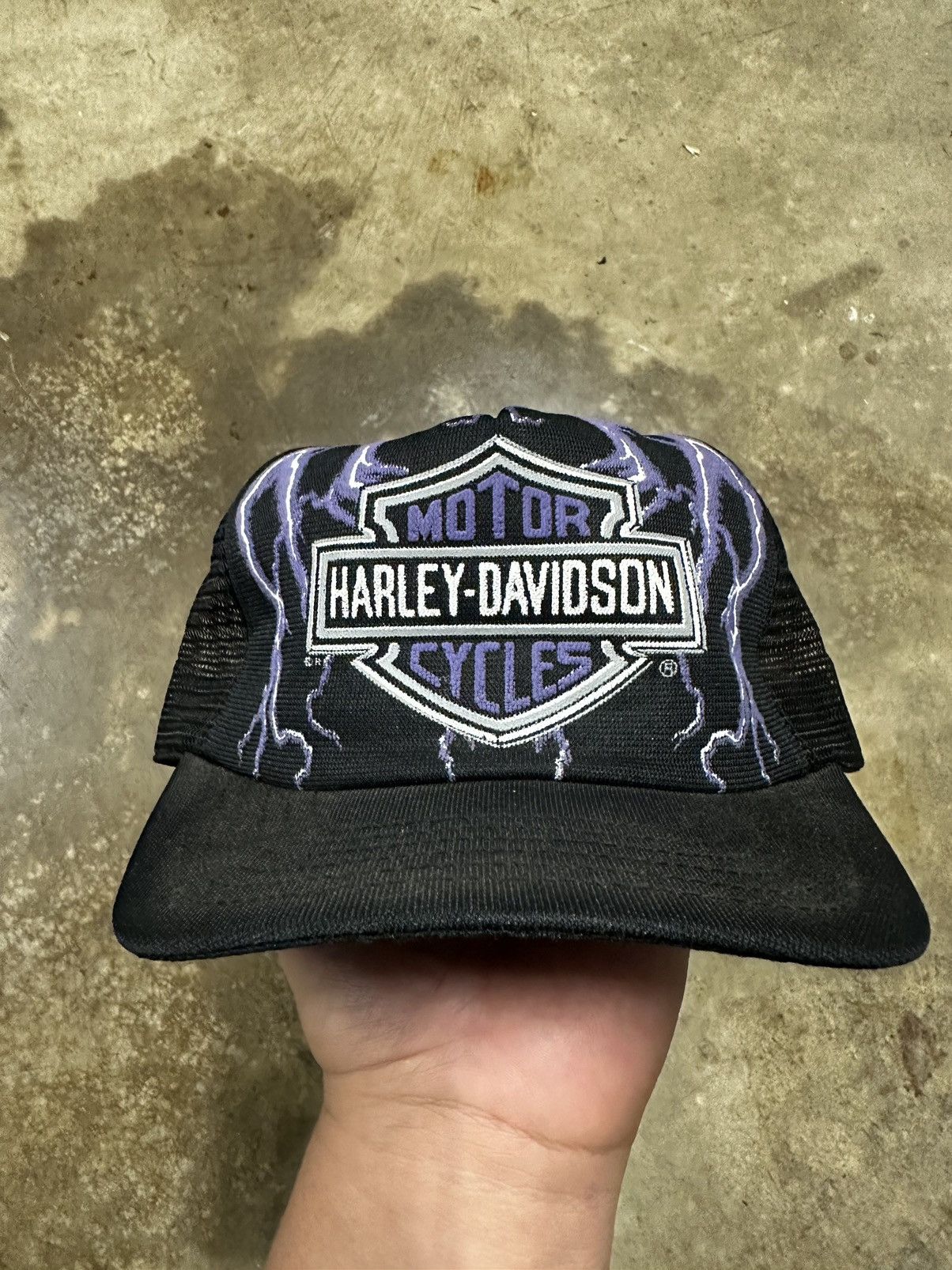 Vintage deals Y2K Harley Davidson Denim Hat