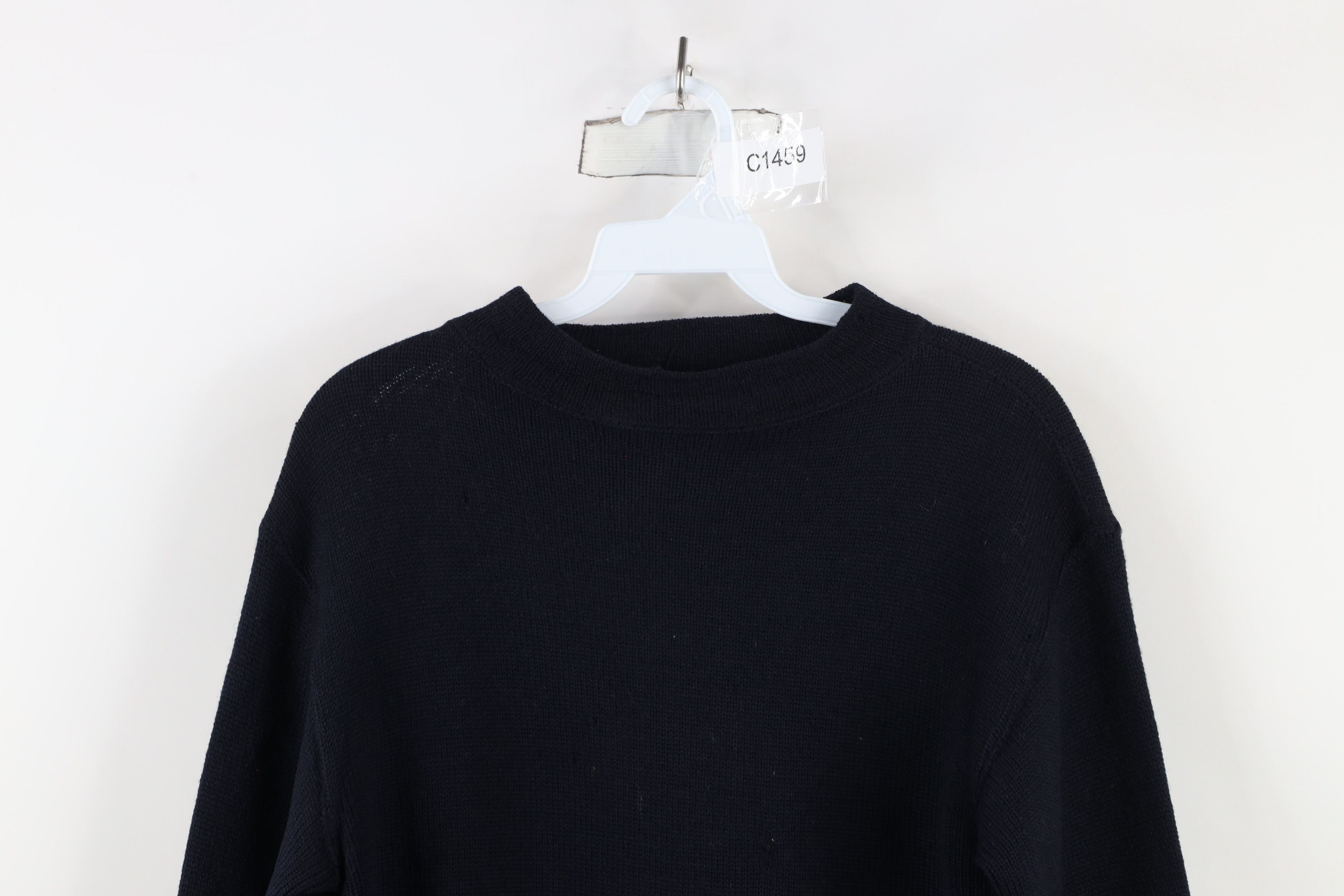 Vintage Vintage 40s Military World War II Wool Naval Sweater USA Size US S / EU 44-46 / 1 - 2 Thumbnail