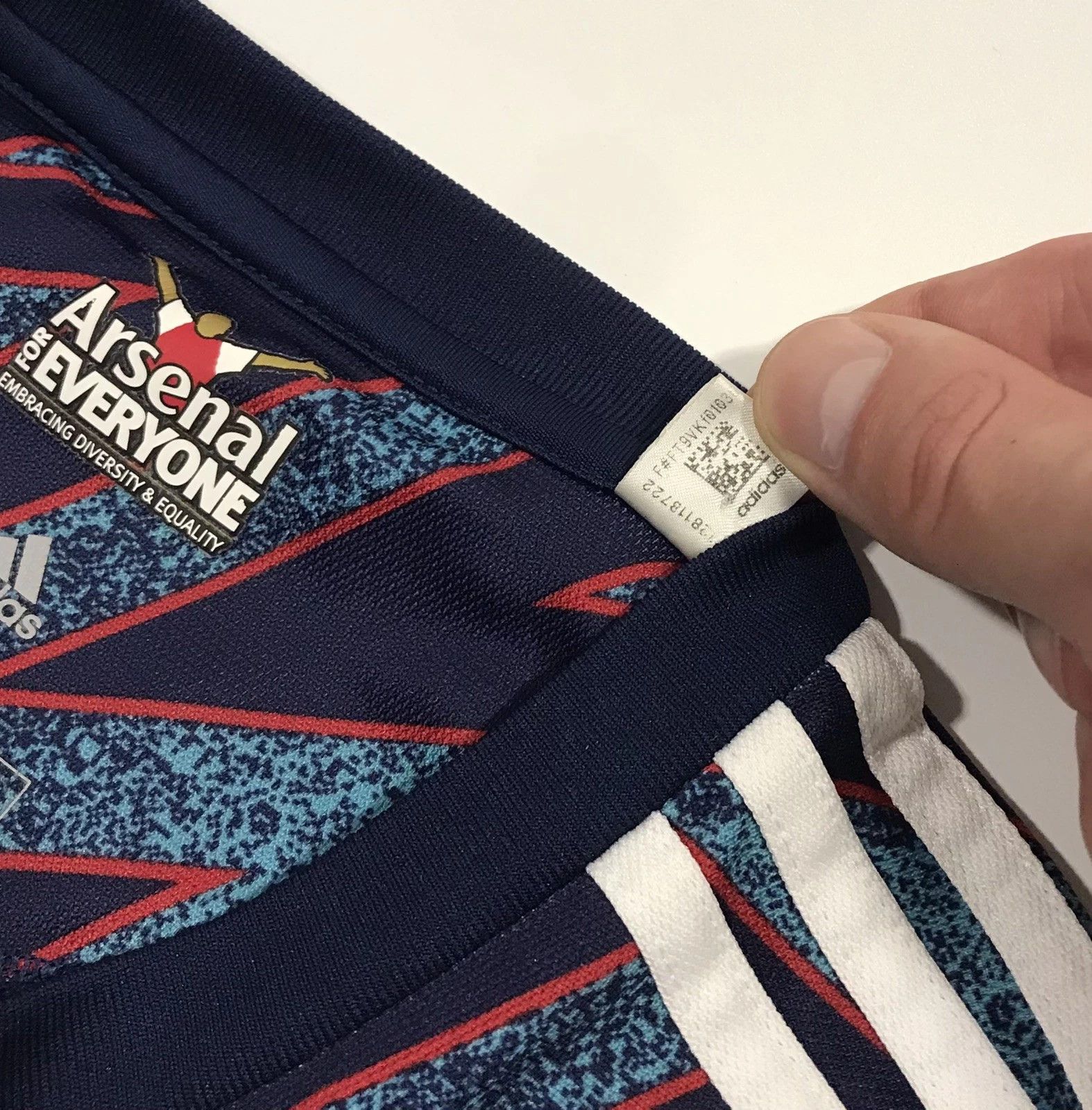Adidas Adidas Arsenal 2021/22 Third Football Jersey Mystery Blue Size US S / EU 44-46 / 1 - 7 Thumbnail
