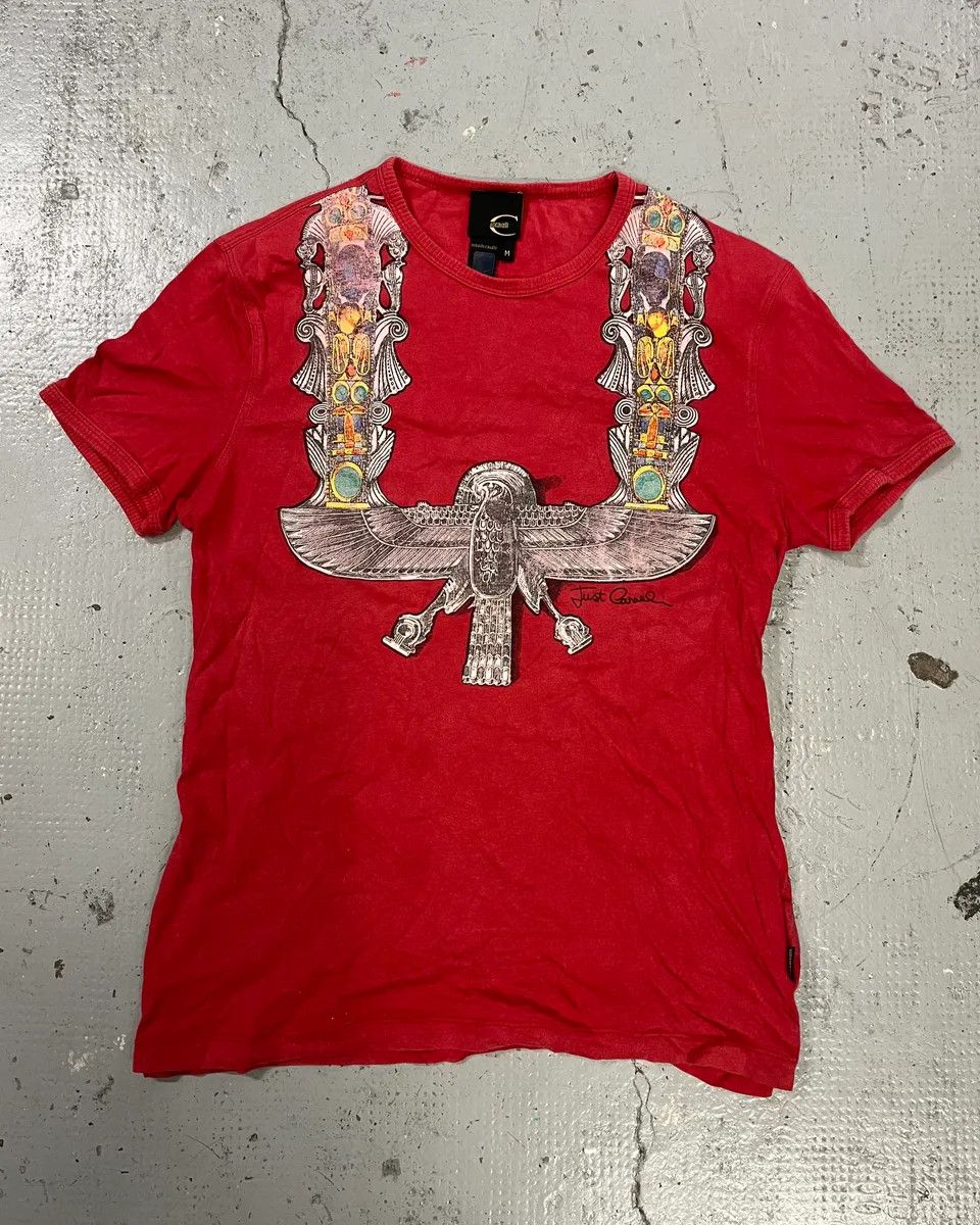 Just Cavalli SS2008 Cavalli Red Indian T-Shirt Size US S / EU 44-46 / 1 - 1 Thumbnail