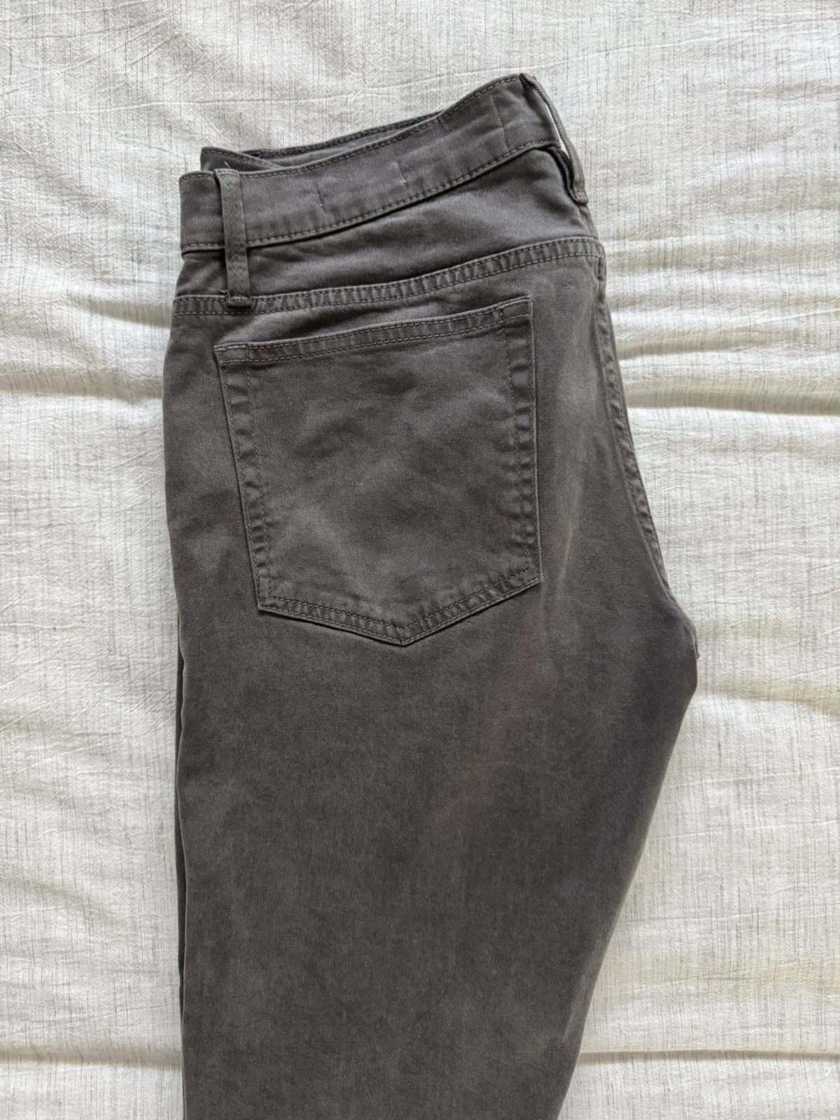 Frame FRAME L'Homme Slim Brushed Twill Pants - Steel Grey Size US 31 - 3 Thumbnail