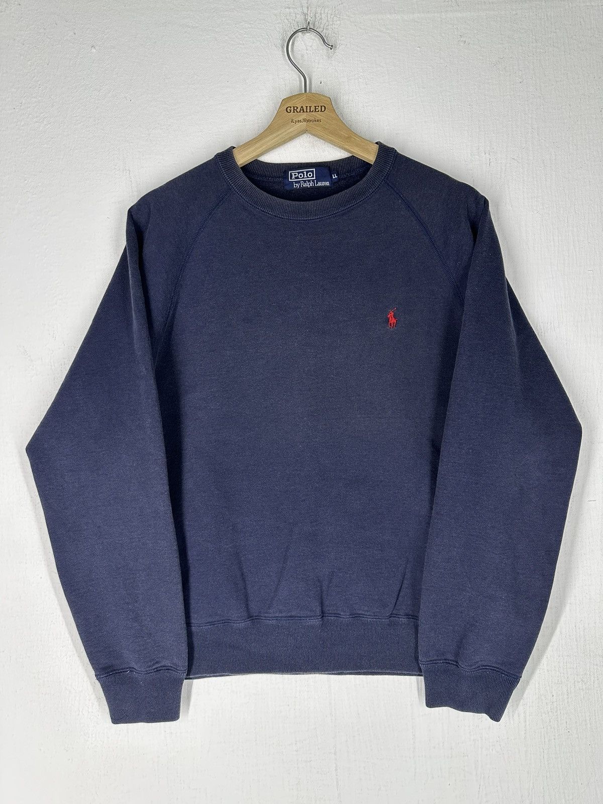 Polo Ralph Lauren × Ralph Lauren Vintage Polo Ralph Lauren Small Logo Sweatshirt Size US L / EU 52-54 / 3 - 1 Thumbnail