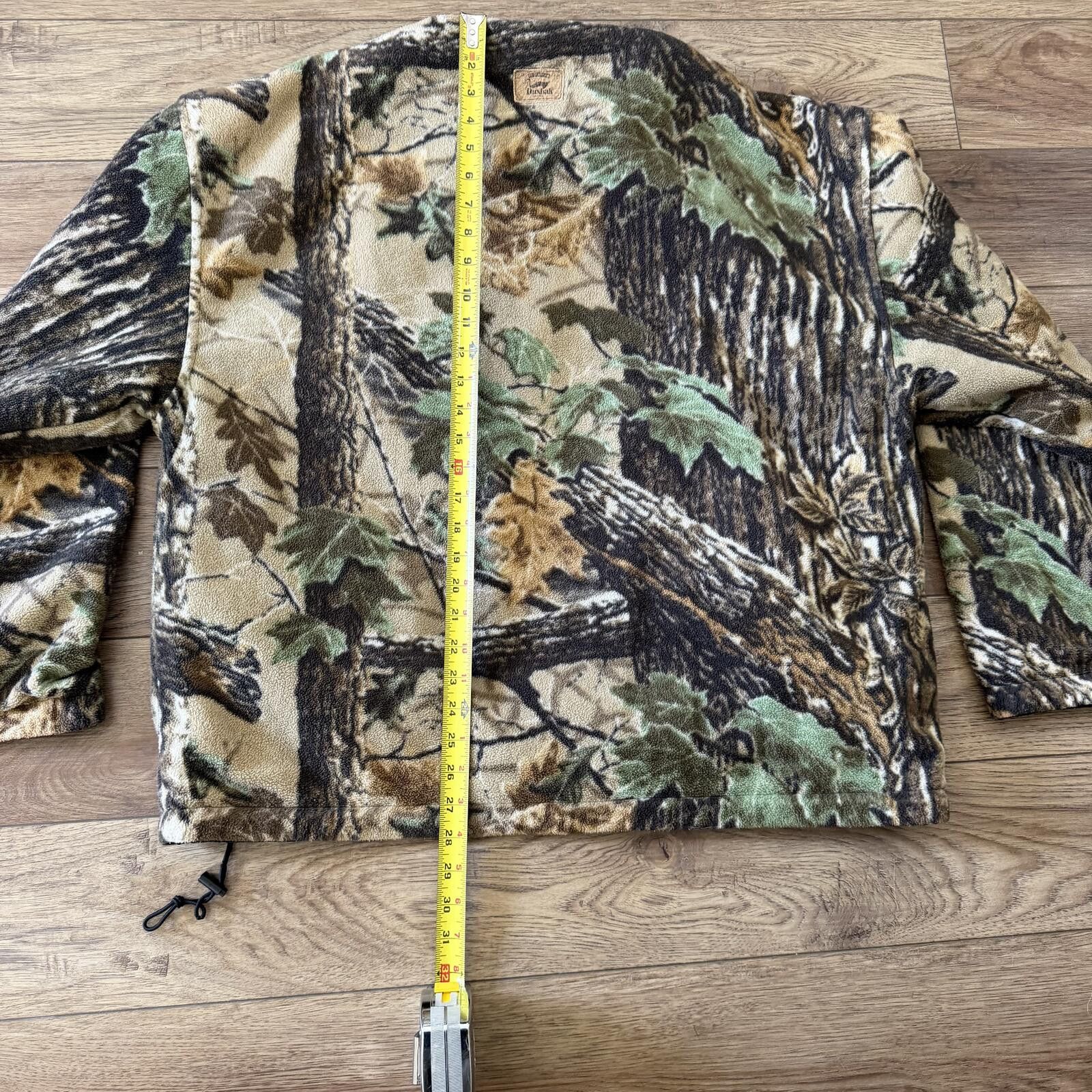 Other Vintage 90s Duxbak Camo Fleece Quarter Zip Reversible Jacket Size US L / EU 52-54 / 3 - 8 Thumbnail