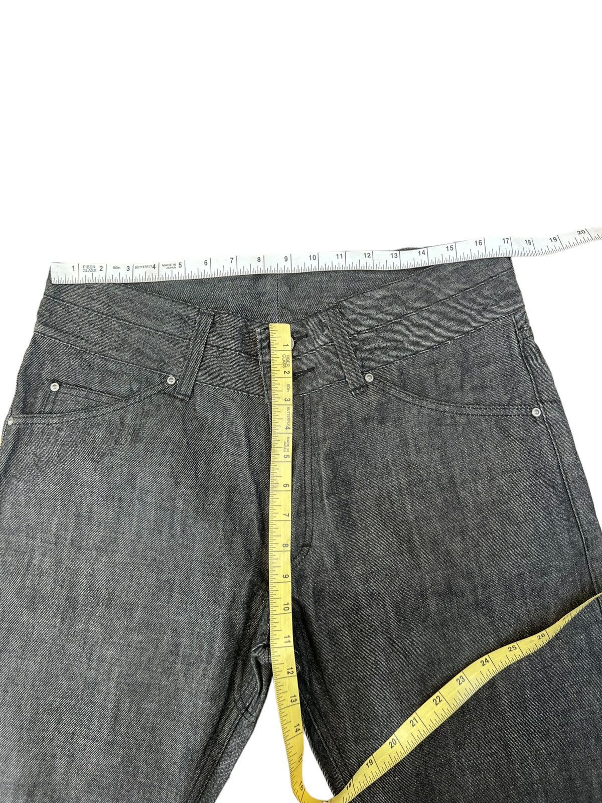 Vintage SAMMLER Japan Double Waist Denim Jeans Size US 34 / EU 50 - 3 Thumbnail