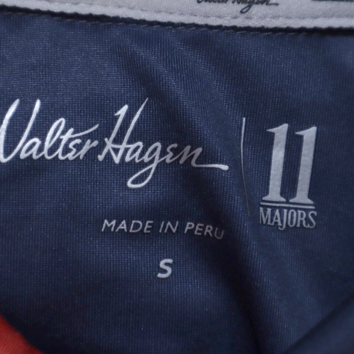 Vintage Walter Hagen 11 Majors Hawk All Over Print Polo Shirt Navy Blue Men's S Shirt Polo Mens Navy Blue 11 Majors Hawk All Over Print Size US S / EU 44-46 / 1 - 5 Thumbnail