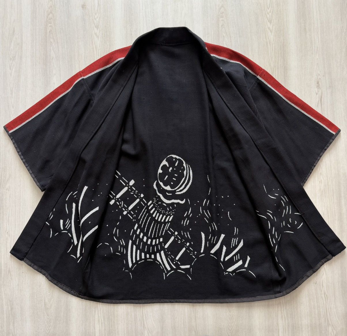 Vintage 50s 60s Happi Kimono Sashiko Traditional Japanese Fireman Size US L / EU 52-54 / 3 - 4 Thumbnail