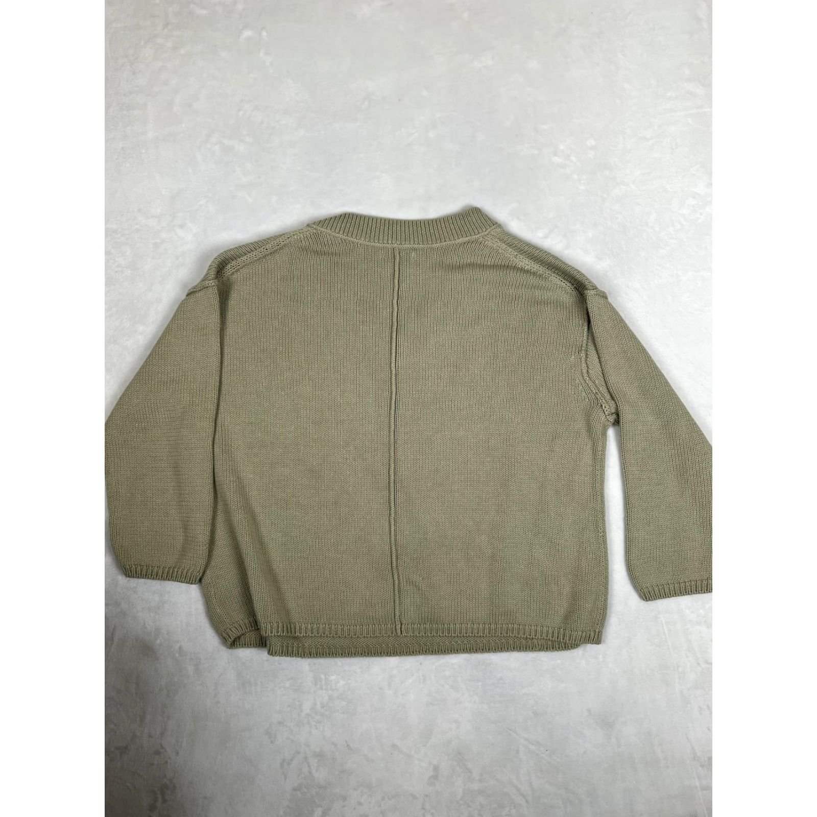 Vintage American Eagle Sweater Womens Large Green V Neck Relaxed Fit Pullover Knit Size L / US 10 / IT 46 - 5 Thumbnail