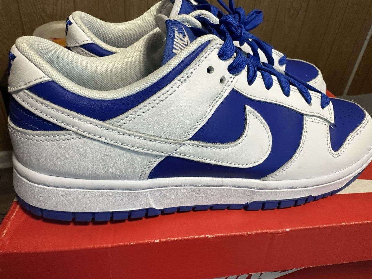 Nike Nike Dunk Low - Racer Blue White - 10.5 Size US 10.5 / EU 43-44 - 4 Thumbnail